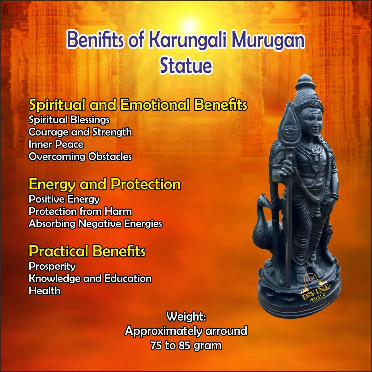 Karungali Murugan Statue