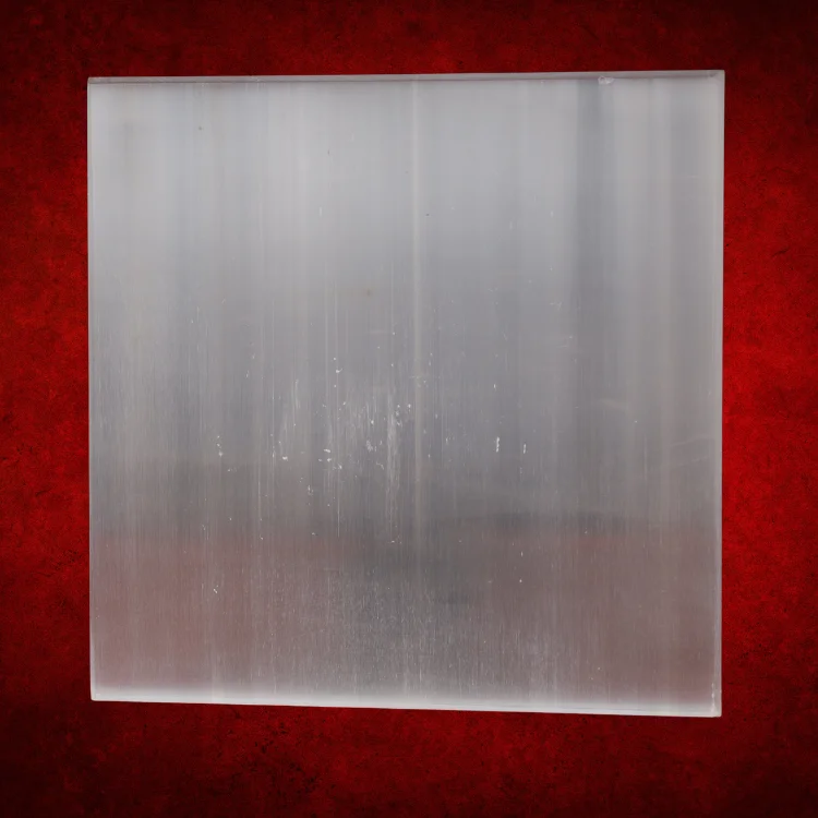 Crystals Selenite Charging Square Plate