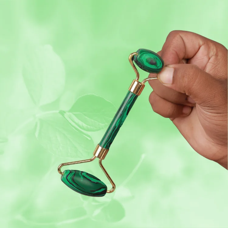 Crystu Green Jade Roller Facial Massage