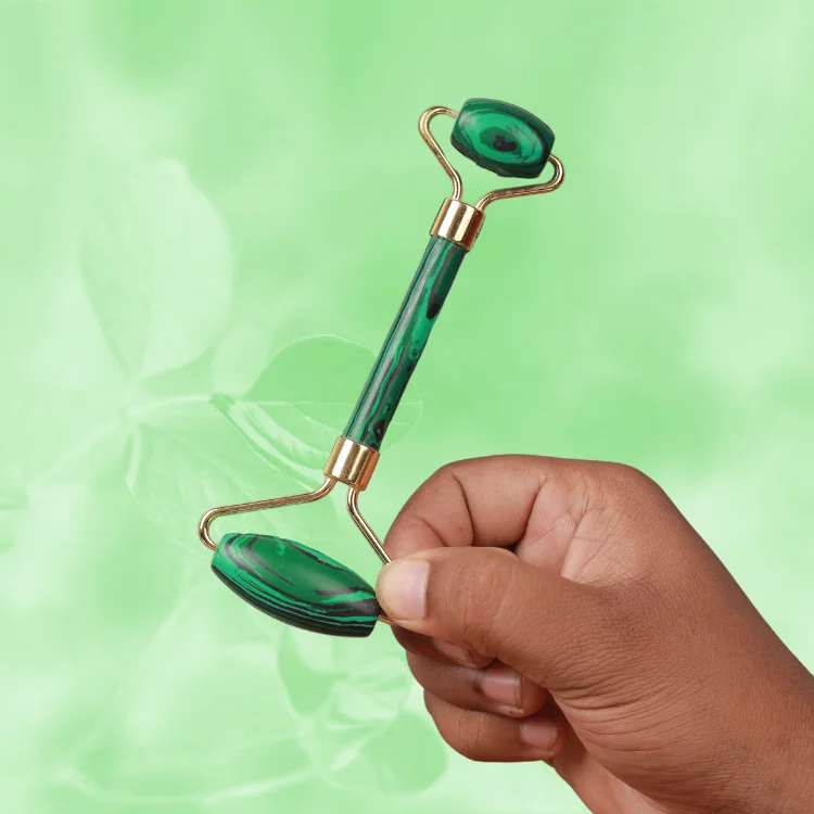 Crystu Green Jade Roller Facial Massage