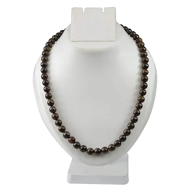 Natural Bronzite  Mala