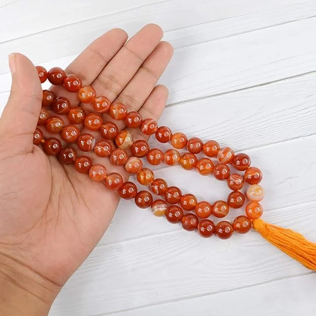Natural  Carnelian Mala