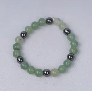 Green Aventurine and Hematite Bracelet