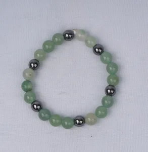 Green Aventurine and Hematite Bracelet