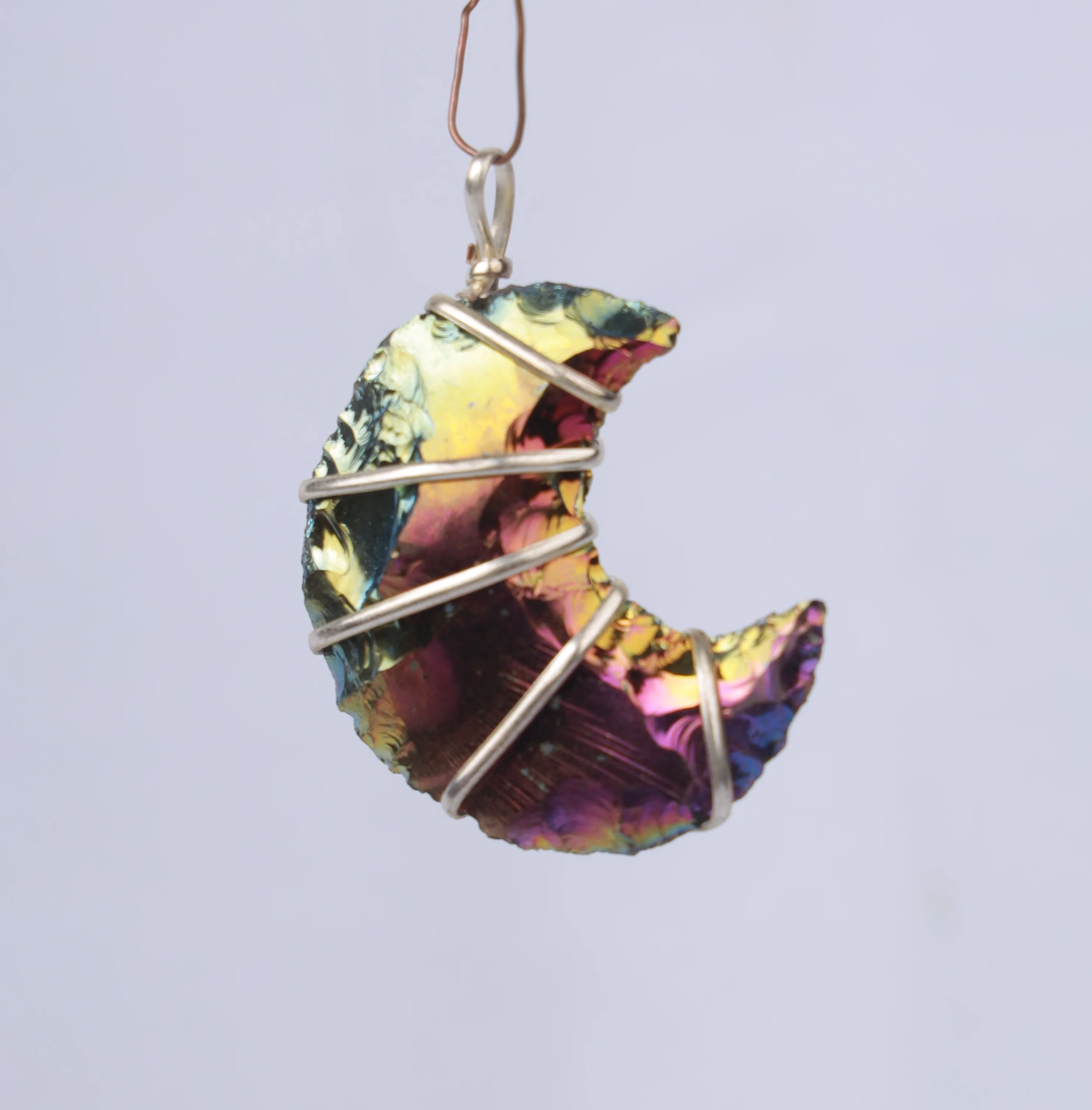 Natural Aura Titanium Moonstone