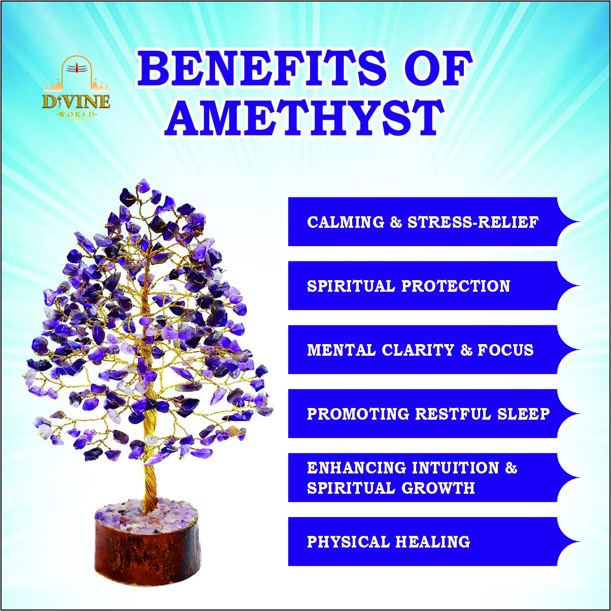 Amethyst Crystal Tree