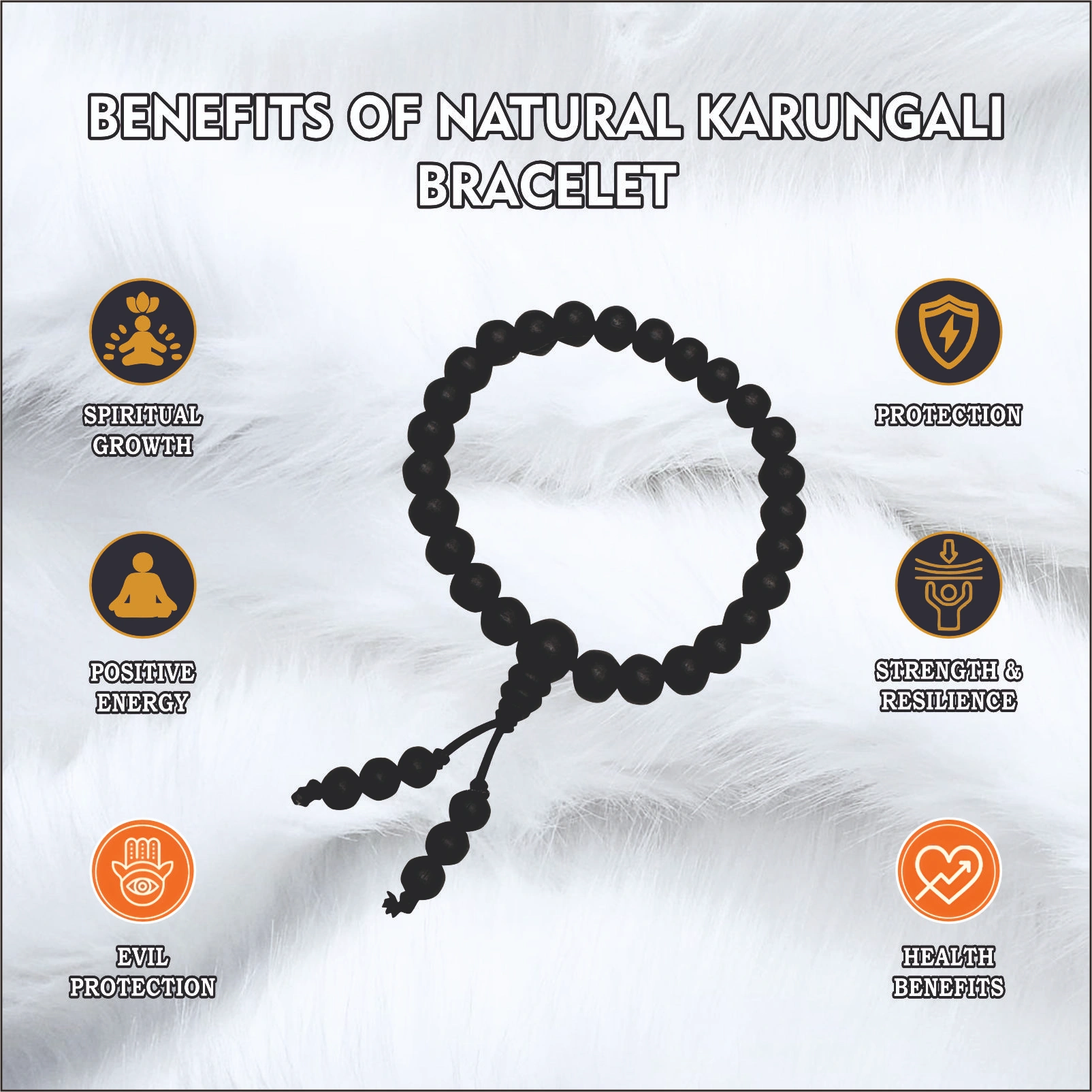 Karungali Elastic Bracelet