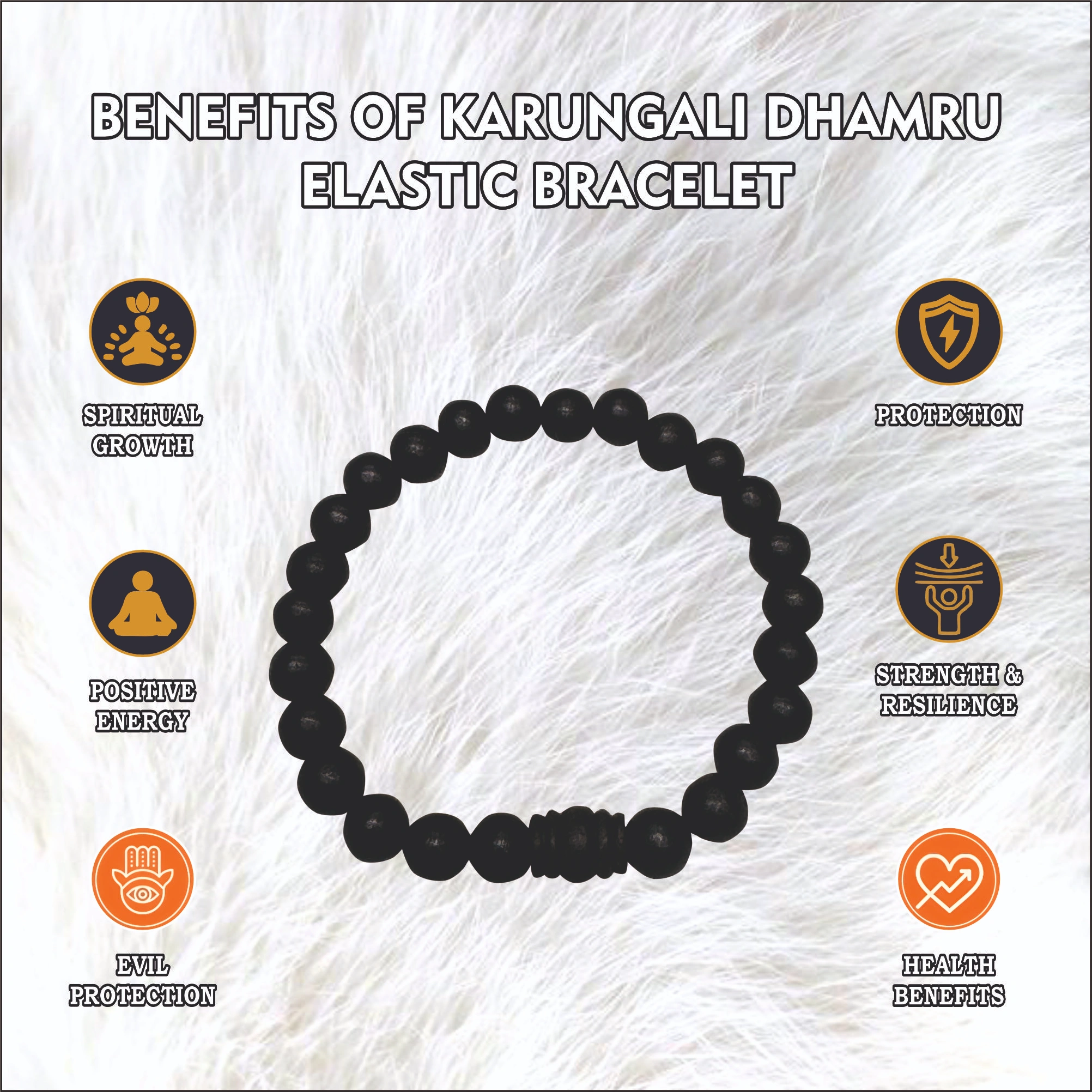 KARUNGALI DHAMRU ELASTIC BRACELET