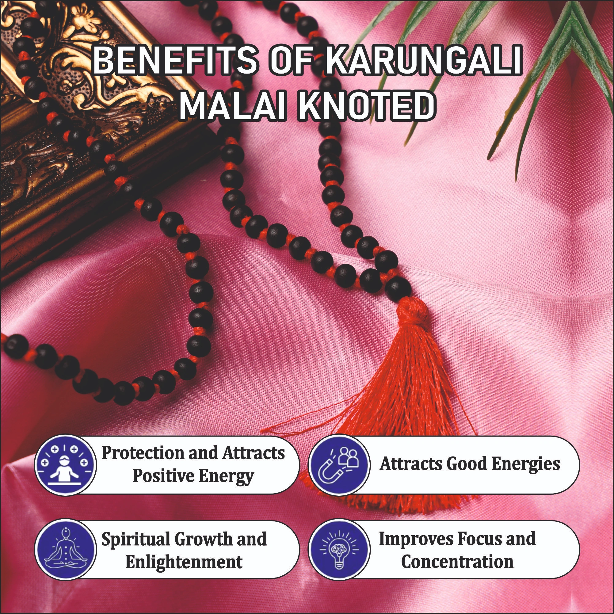 Karungali Malai Knoted