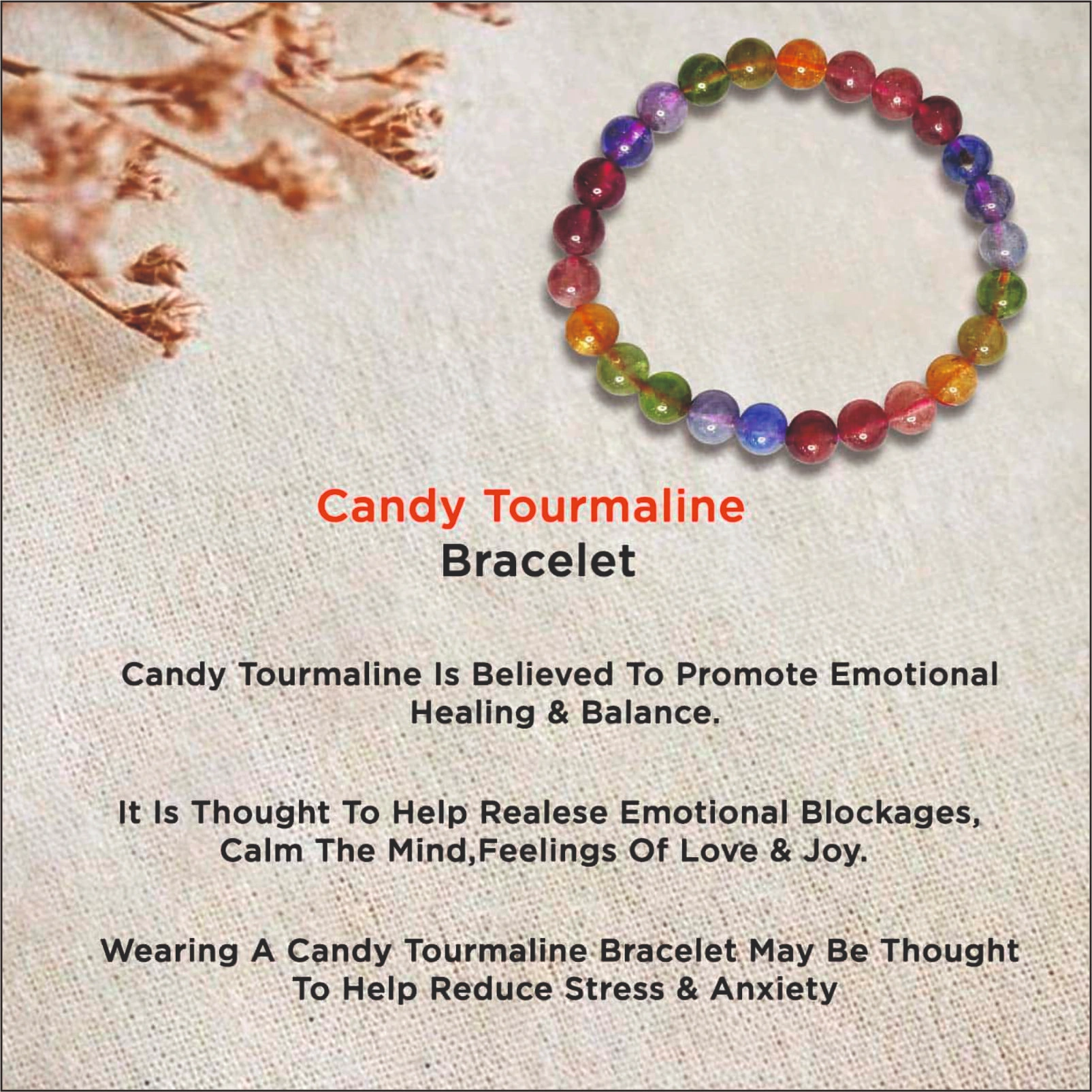 CANDY TOURMALINE BRACELET 