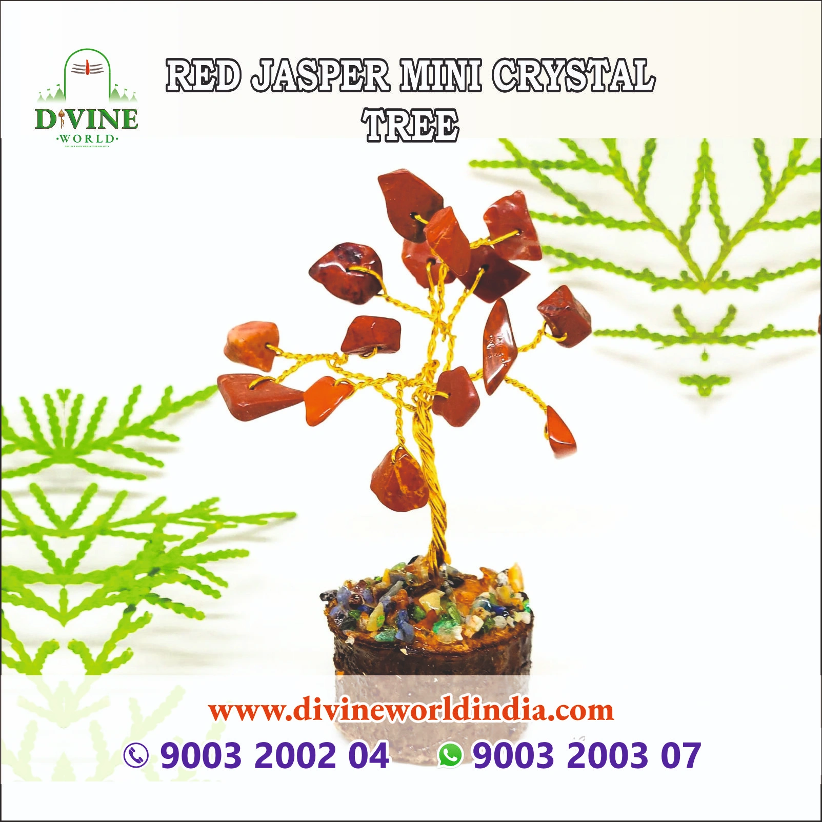 Red Jasper Mini Crystal Tree