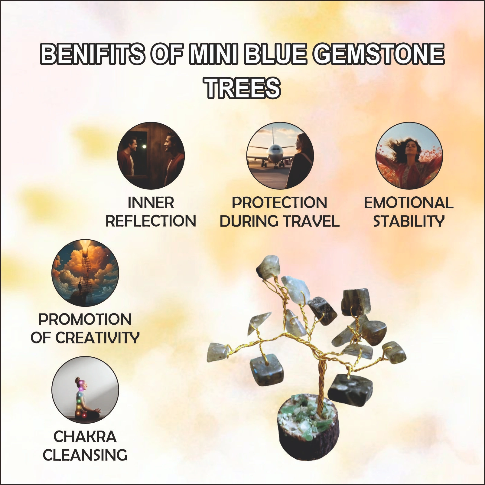 LABRADORITE SMALL  TREE