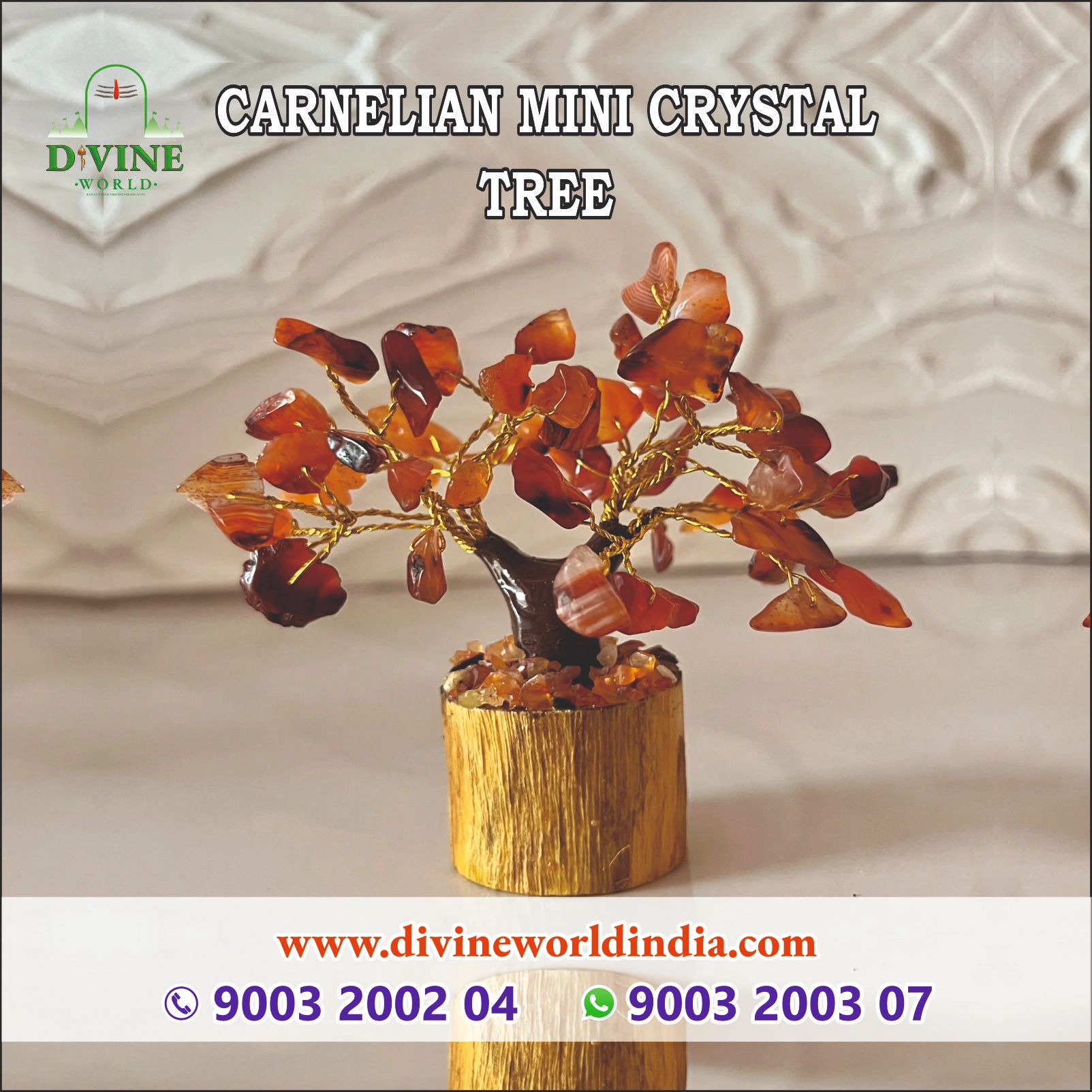 Carnelian Mini Crystal Tree