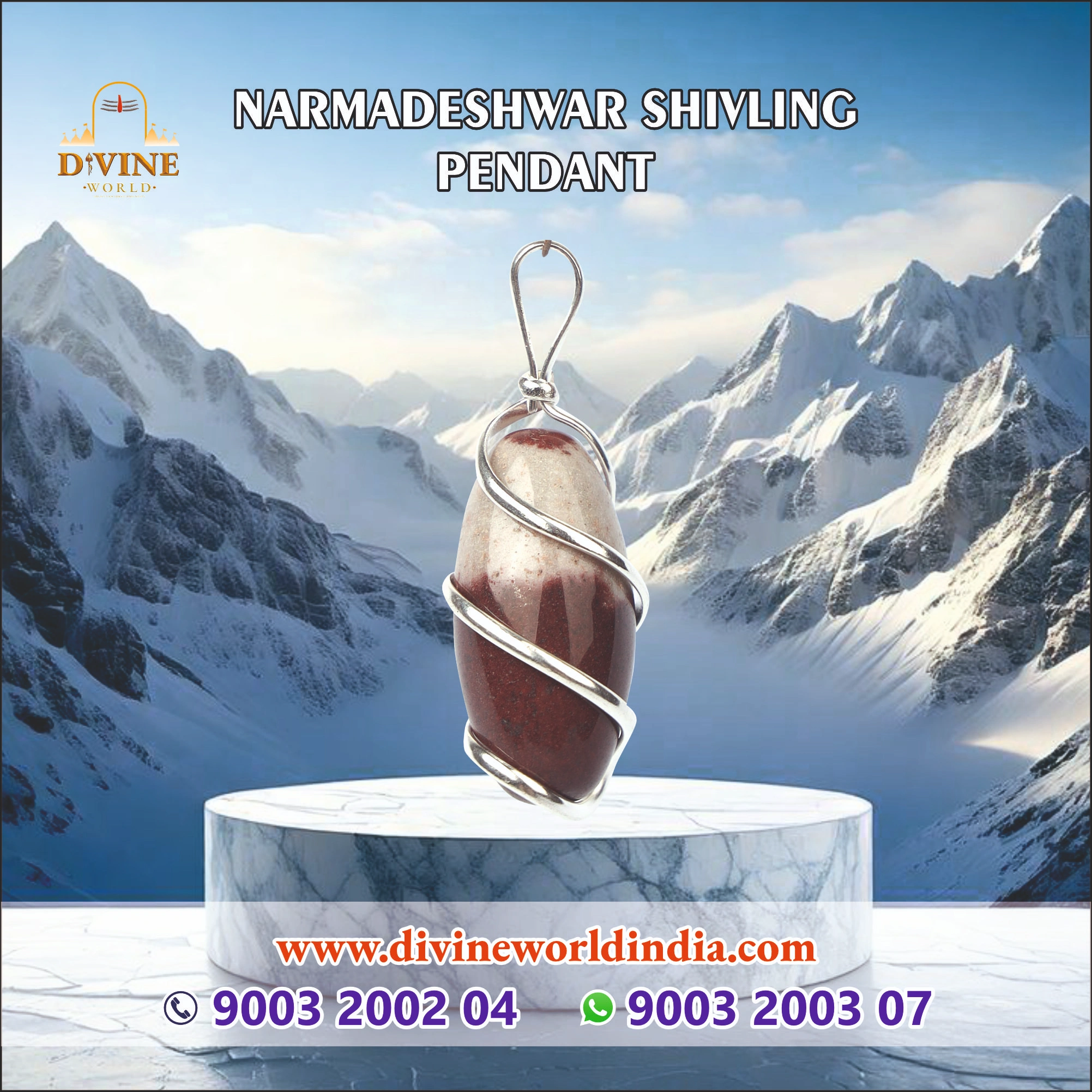Narmadeshwar Shivling Pendant