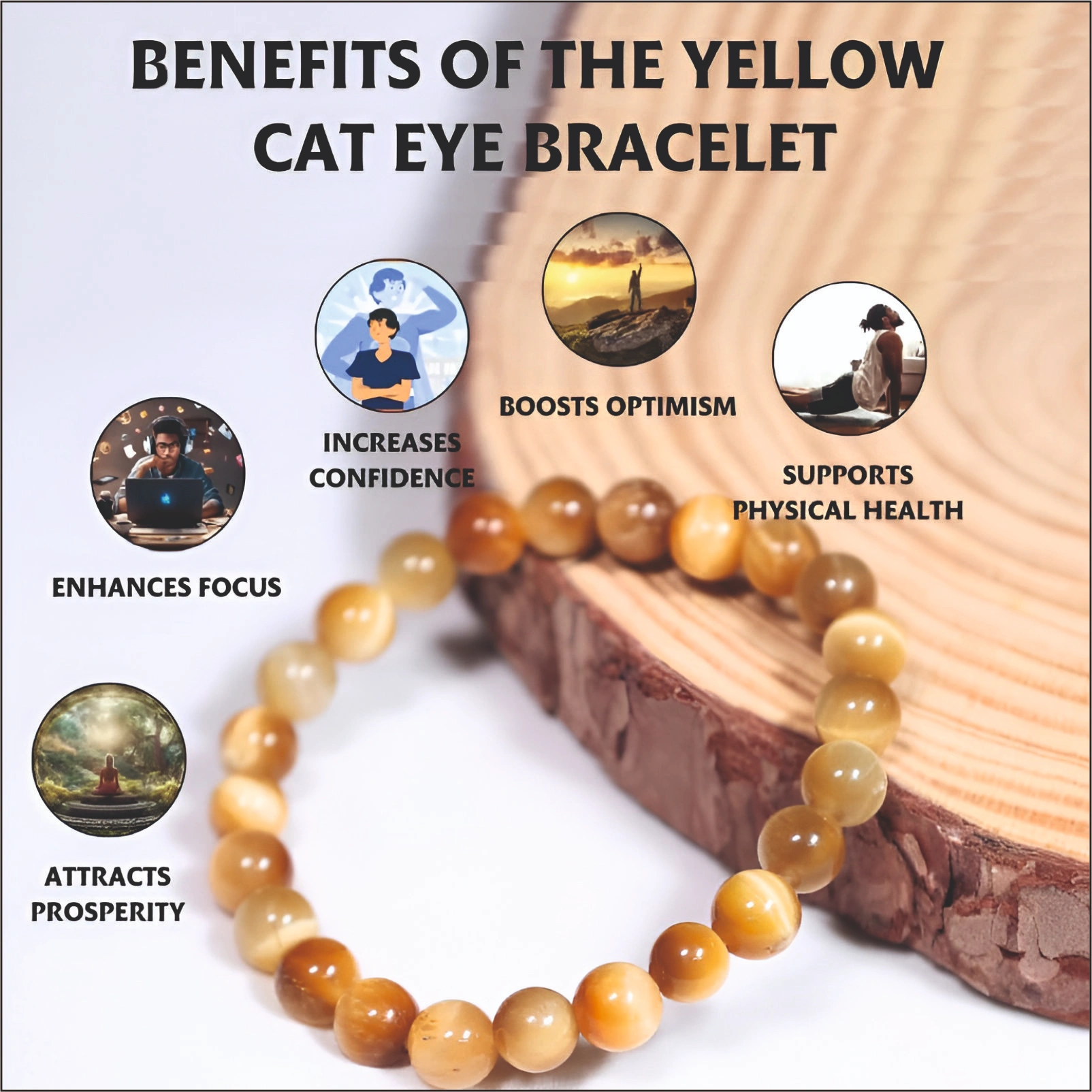 Natural Cat's Eye Bracelet