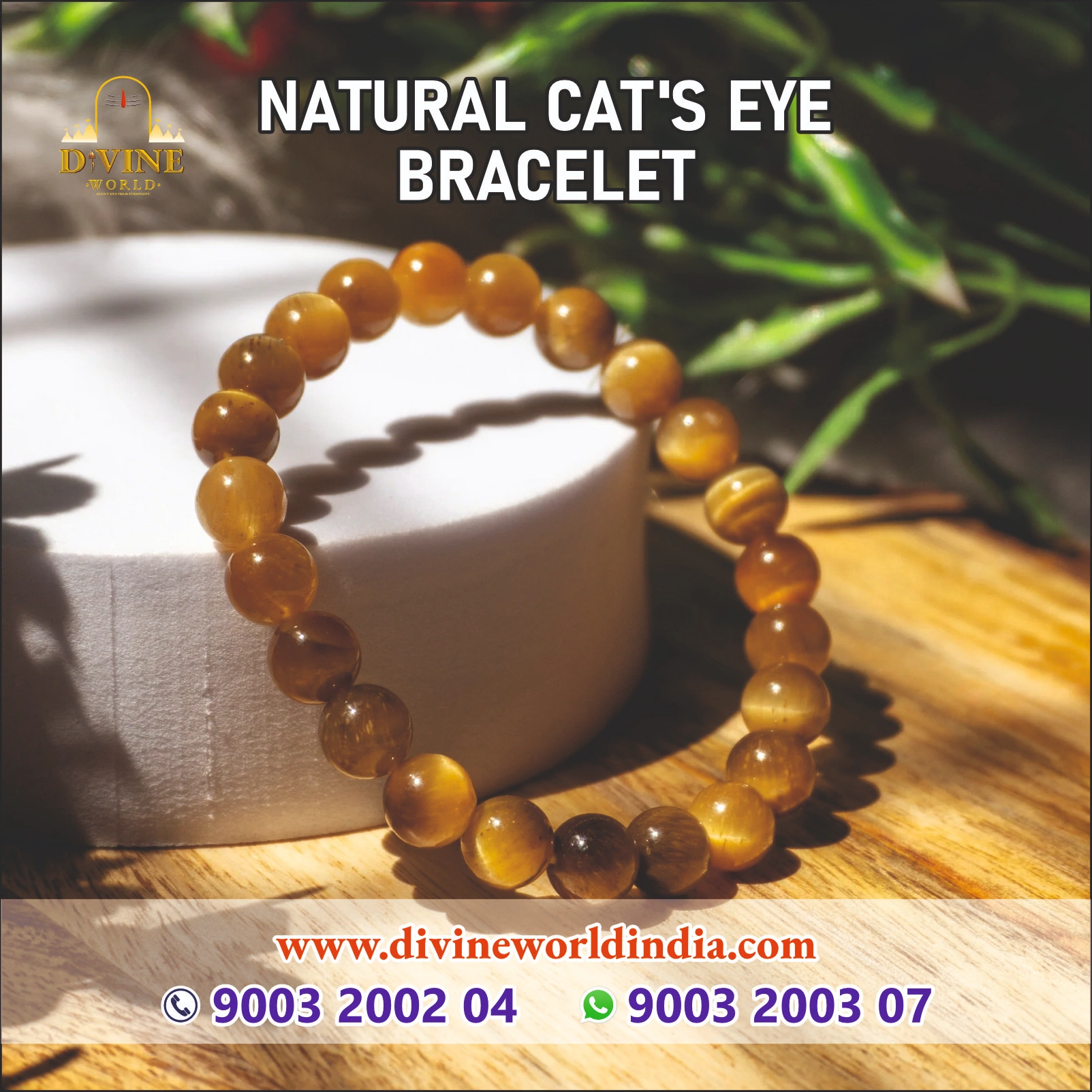Natural Cat's Eye Bracelet