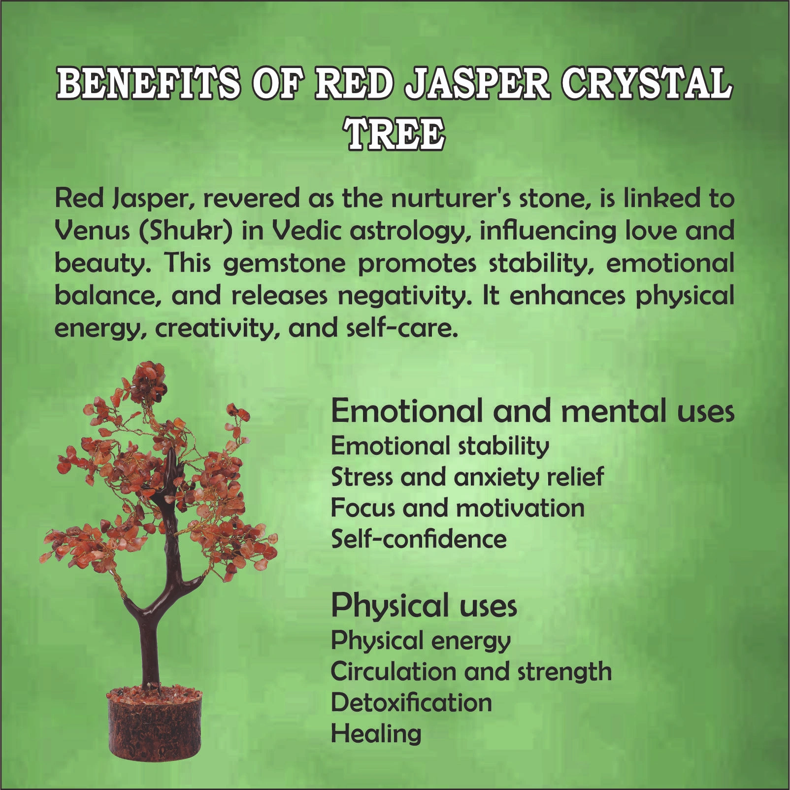 RED JASPER CRYSTAL TREE