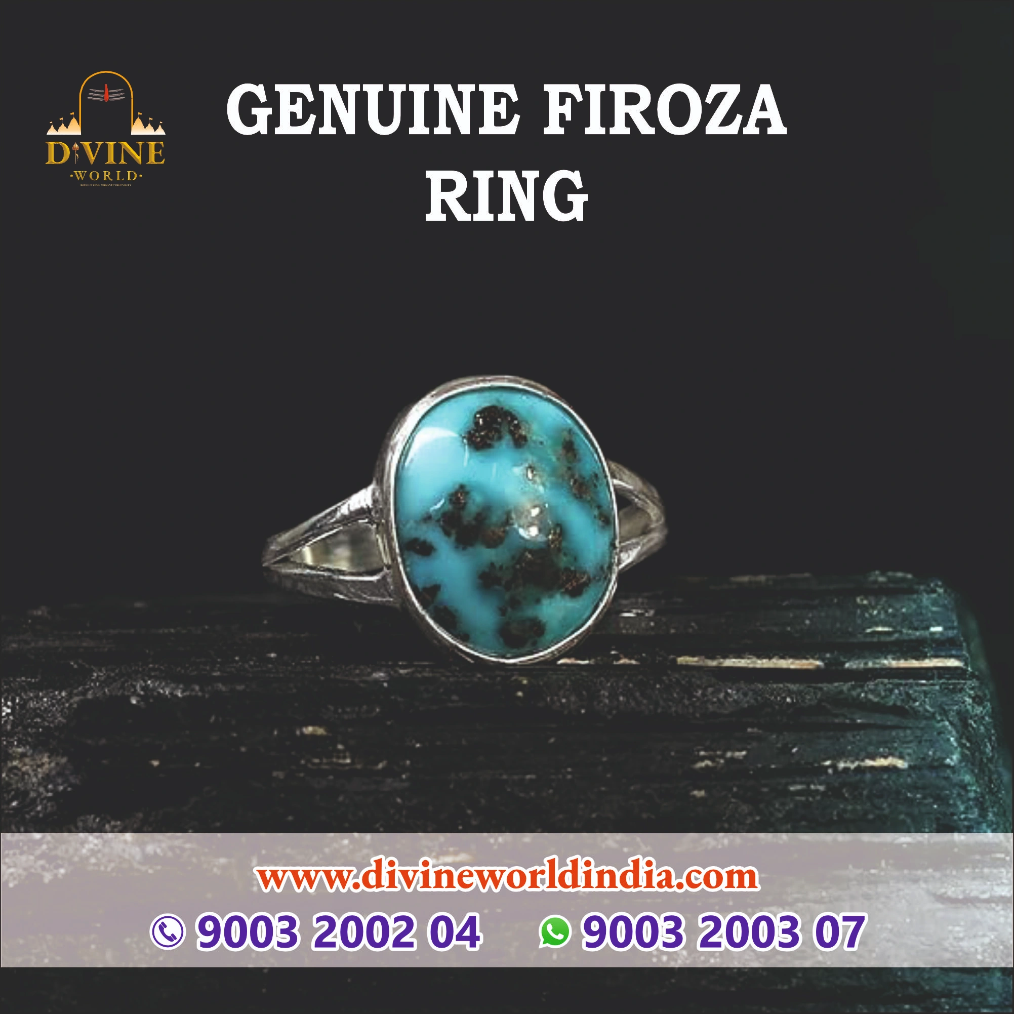 GENUINE FIROZA RING