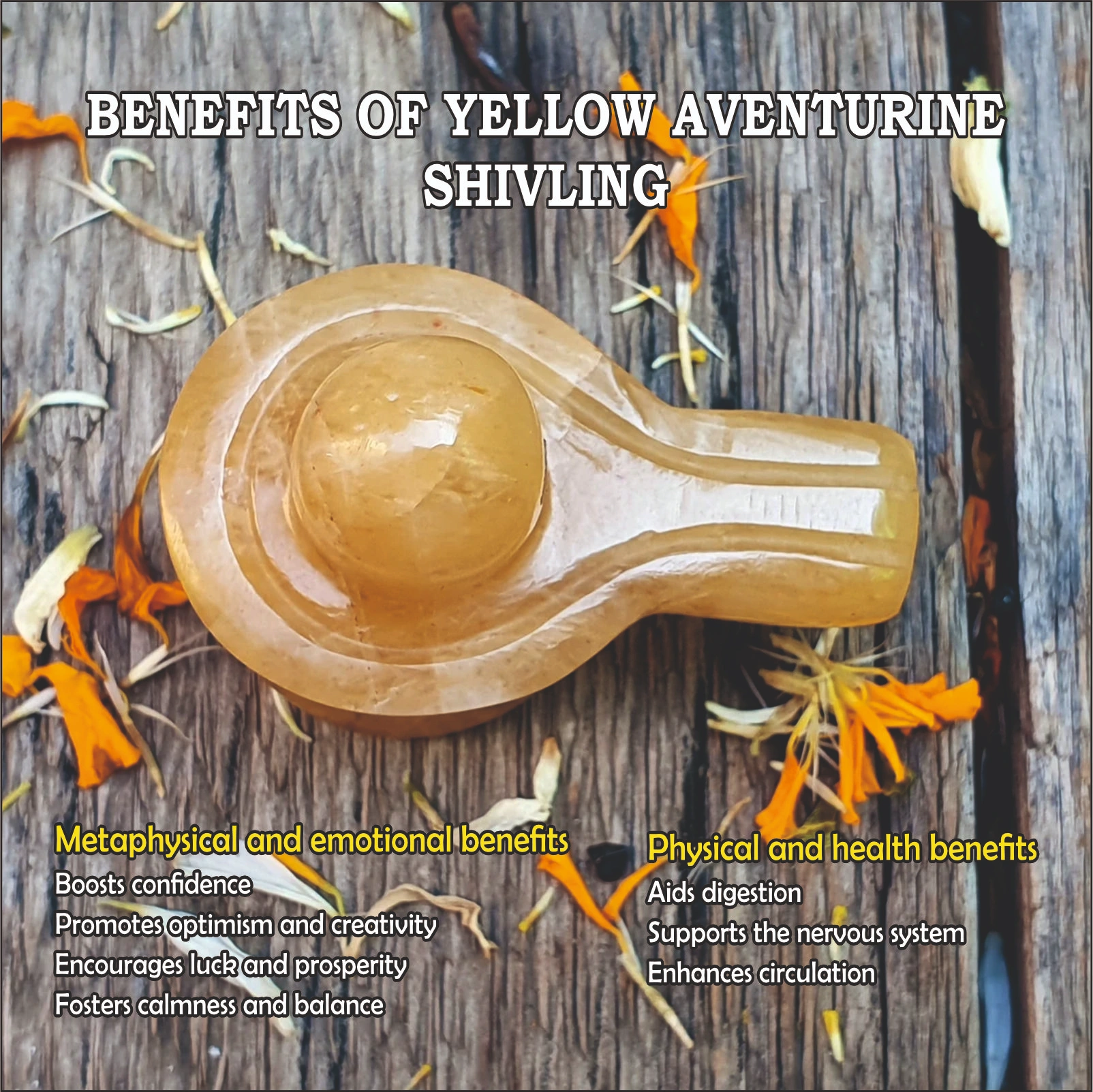 Yellow Aventurine Shivling