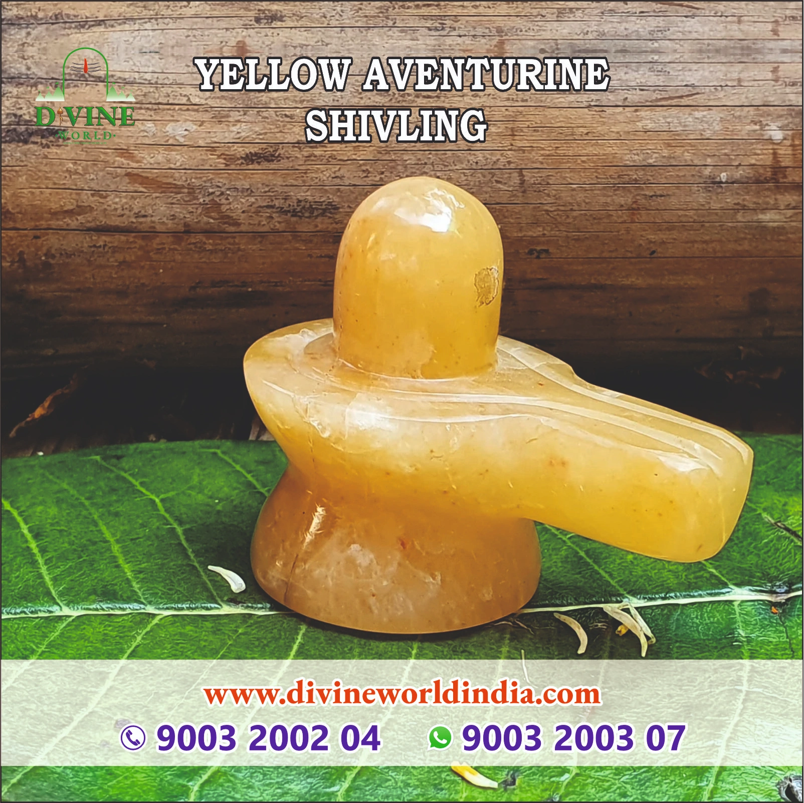 Yellow Aventurine Shivling