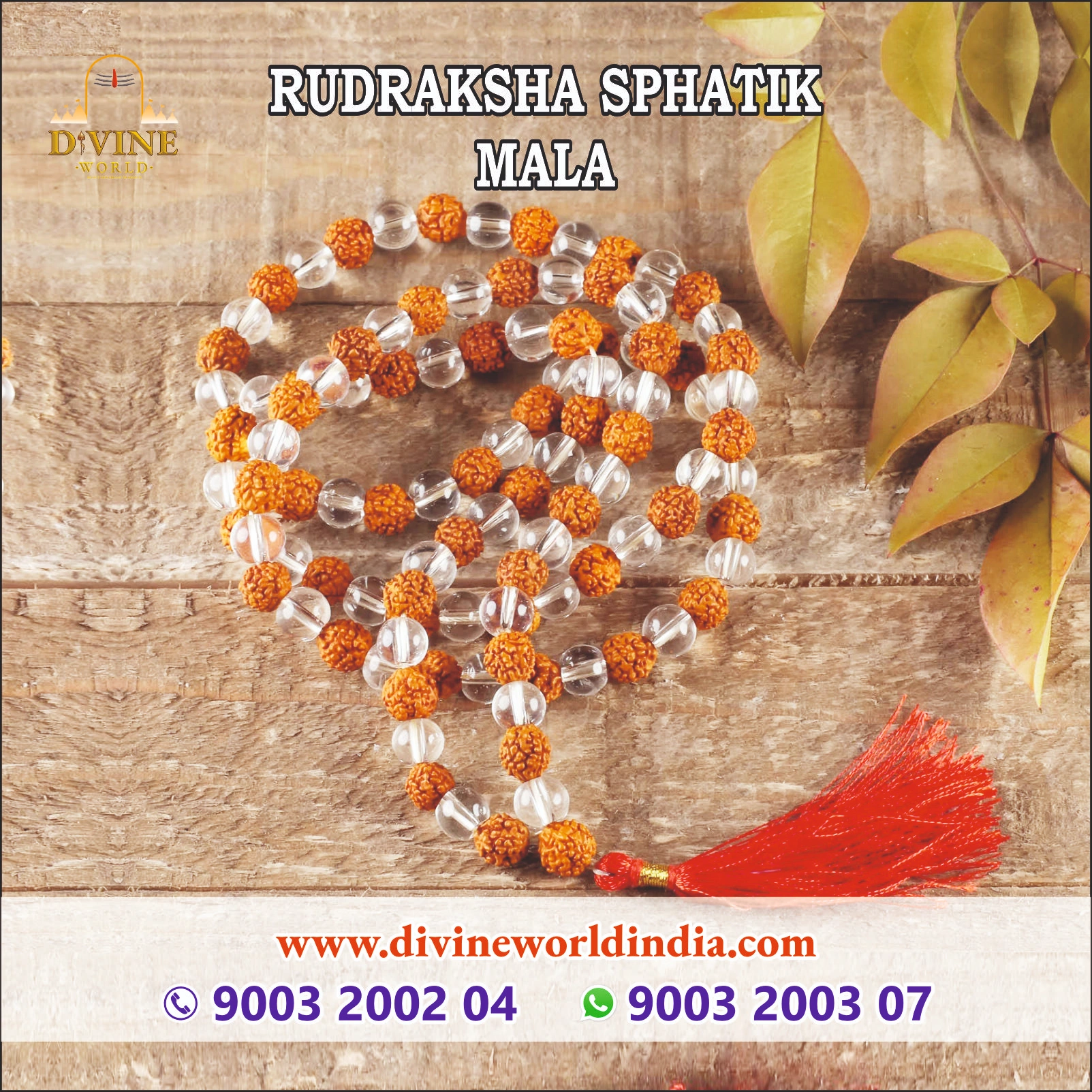 Rudraksha Sphatik Mala