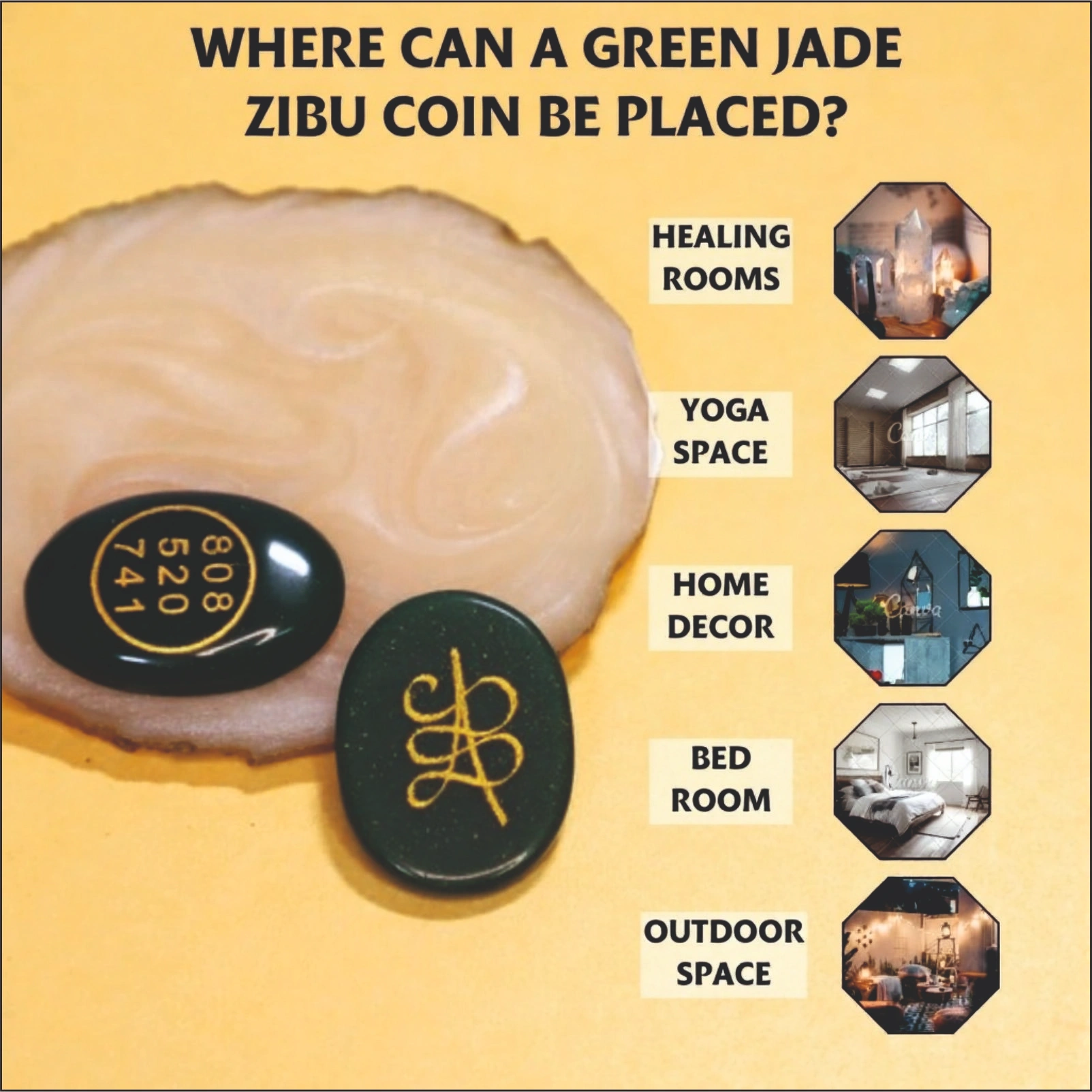 Natural Stones Green Jade Zibu Keychain