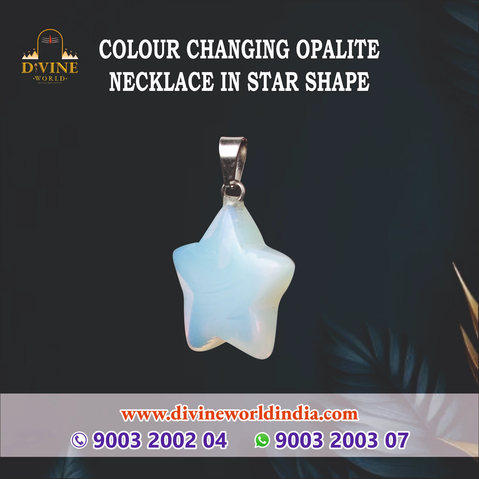 Opalite Star Pensdent Necklace