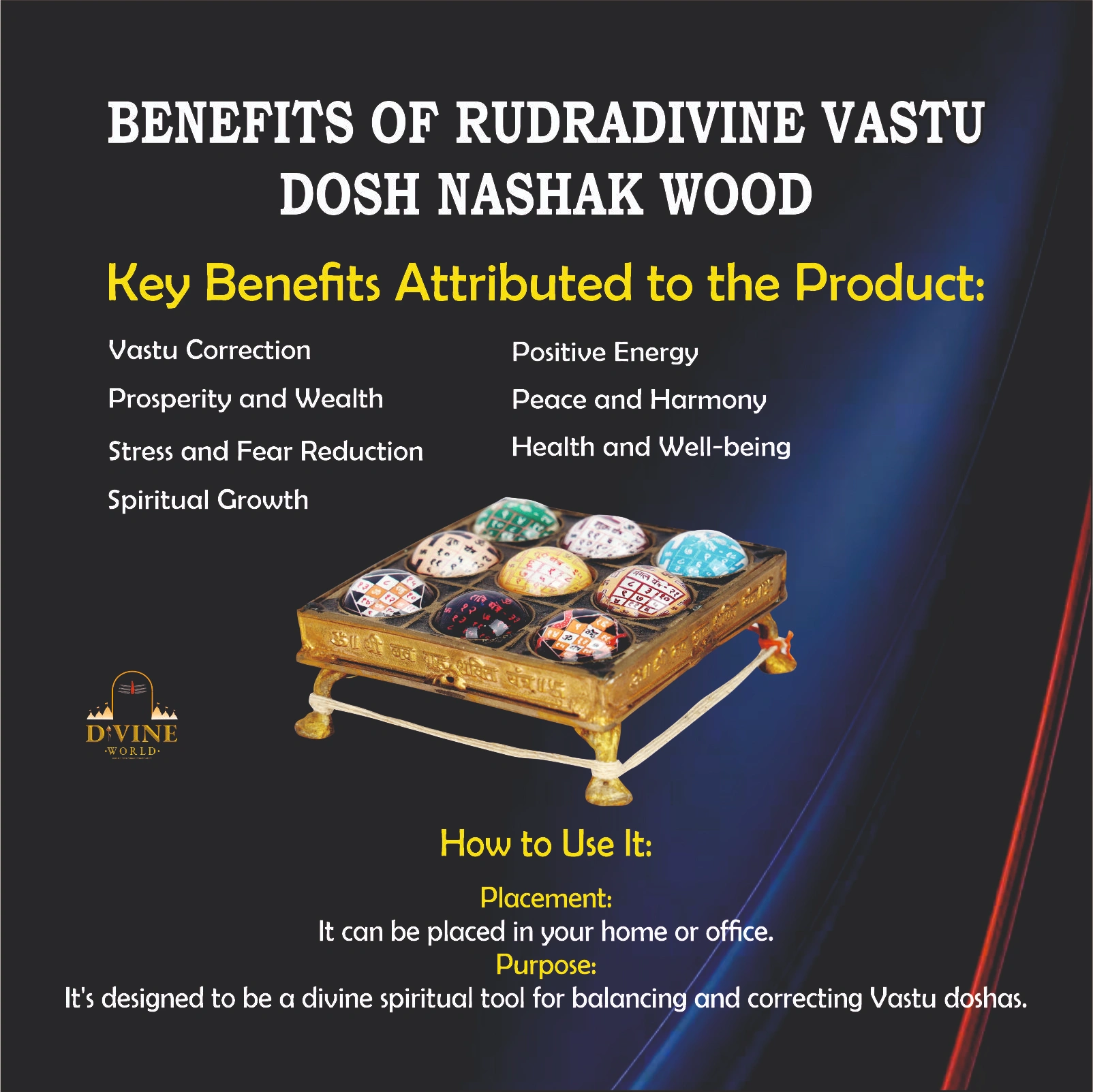 RUDRADIVINE VASTU DOSH  NASHAK WOOD