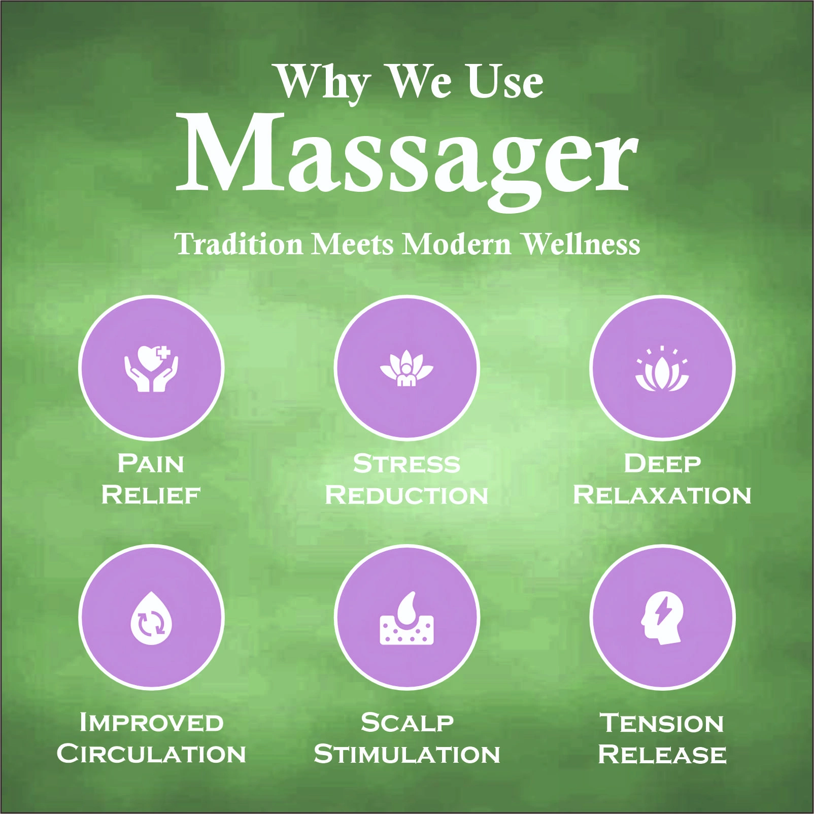 Green Aventurine Scalp Massager Tool