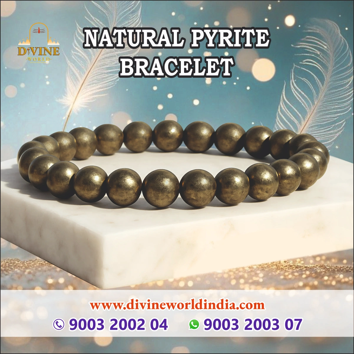Natural Pyrite Bracelet