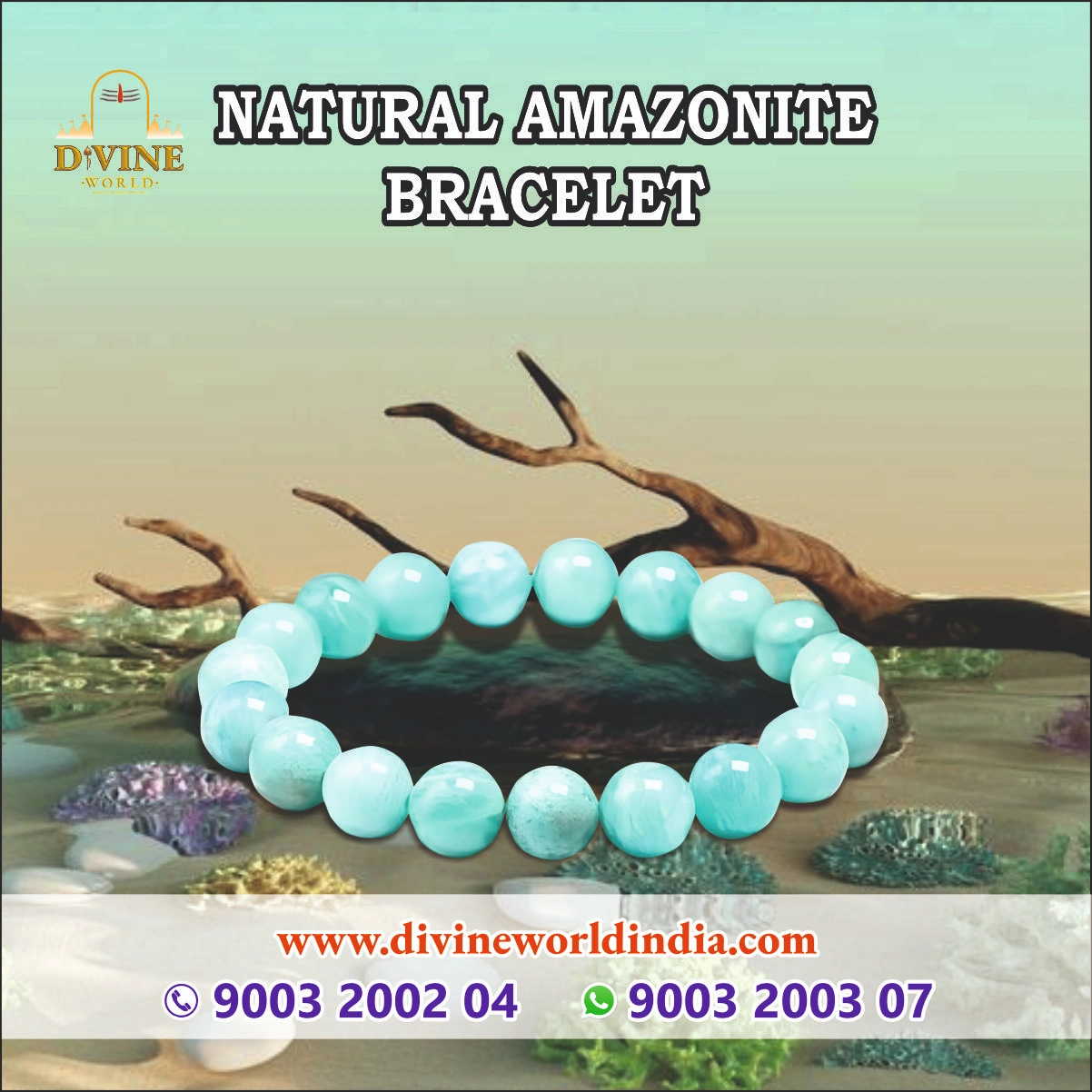 Natural Amazonite Bracelet