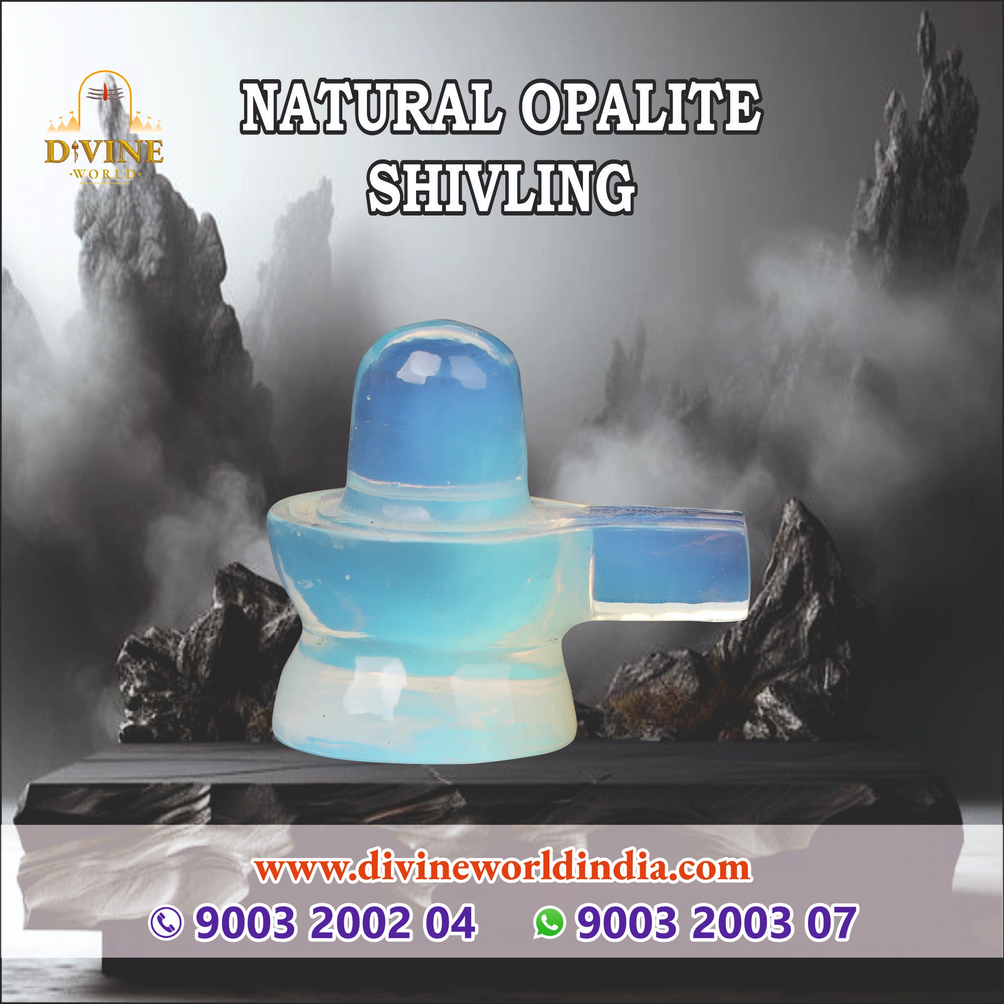 Opalite Shivlingam