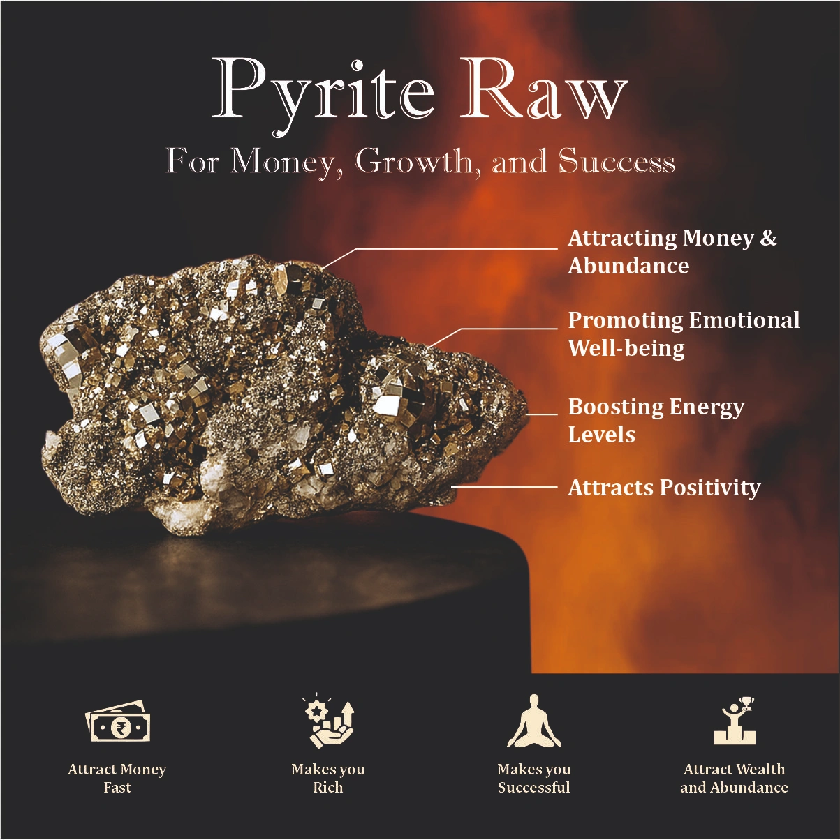 Natural Pyrite Stone 