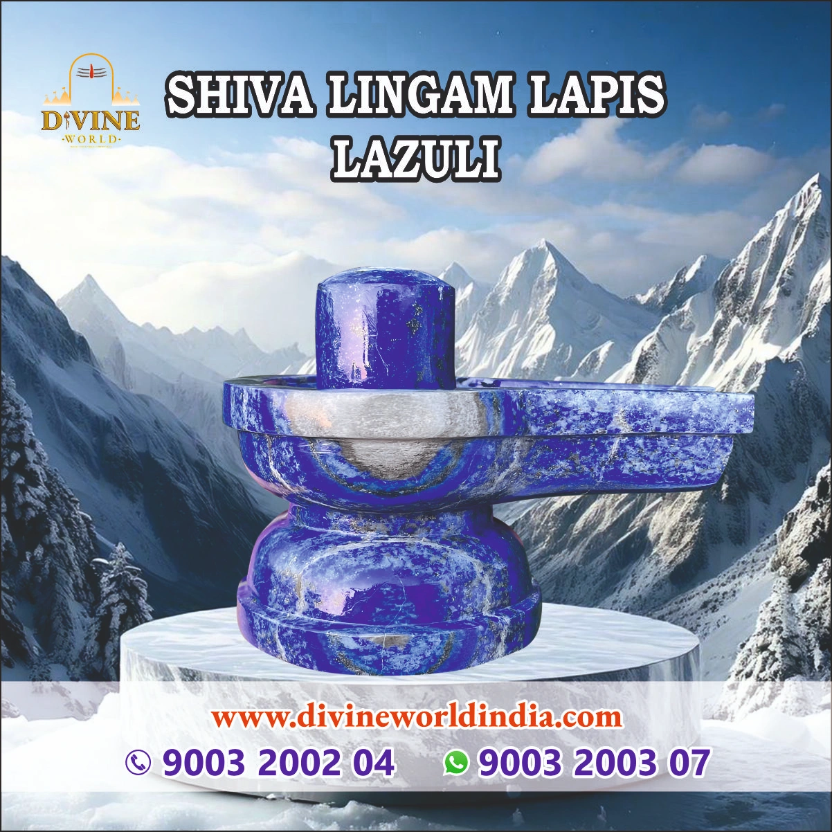 Shiva Lingam Lapis Lazuli