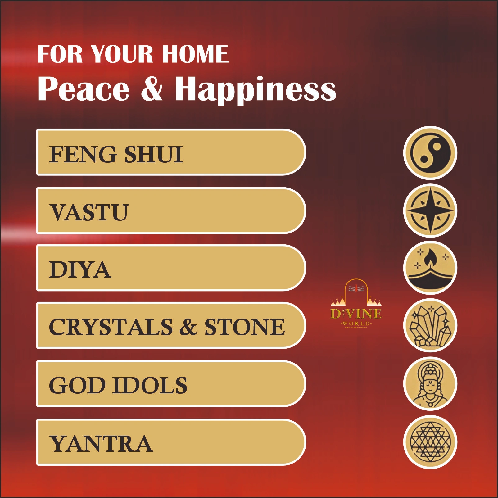 Copper Swastik Wheel