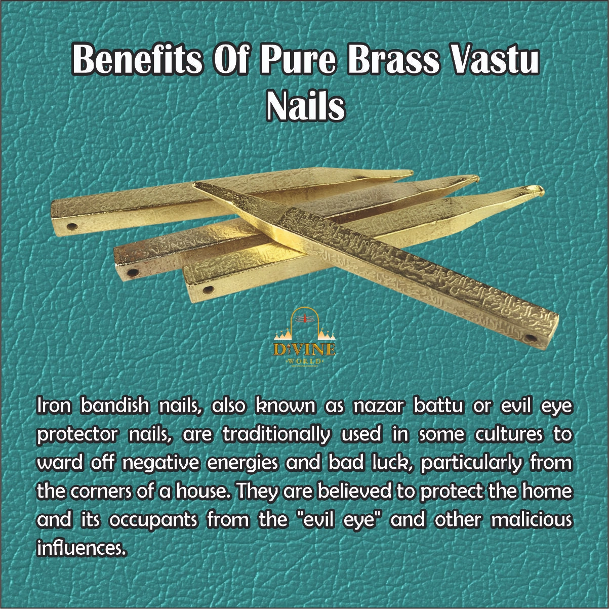 Pure Brass Vastu Nails