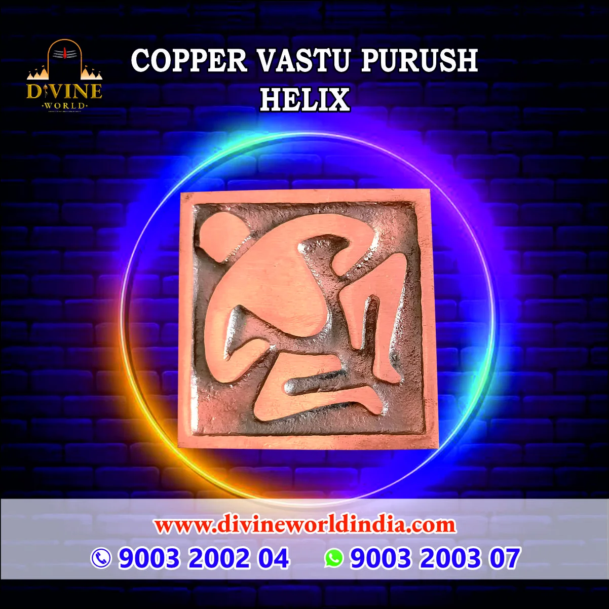 Copper Vastu Purush Helix 
