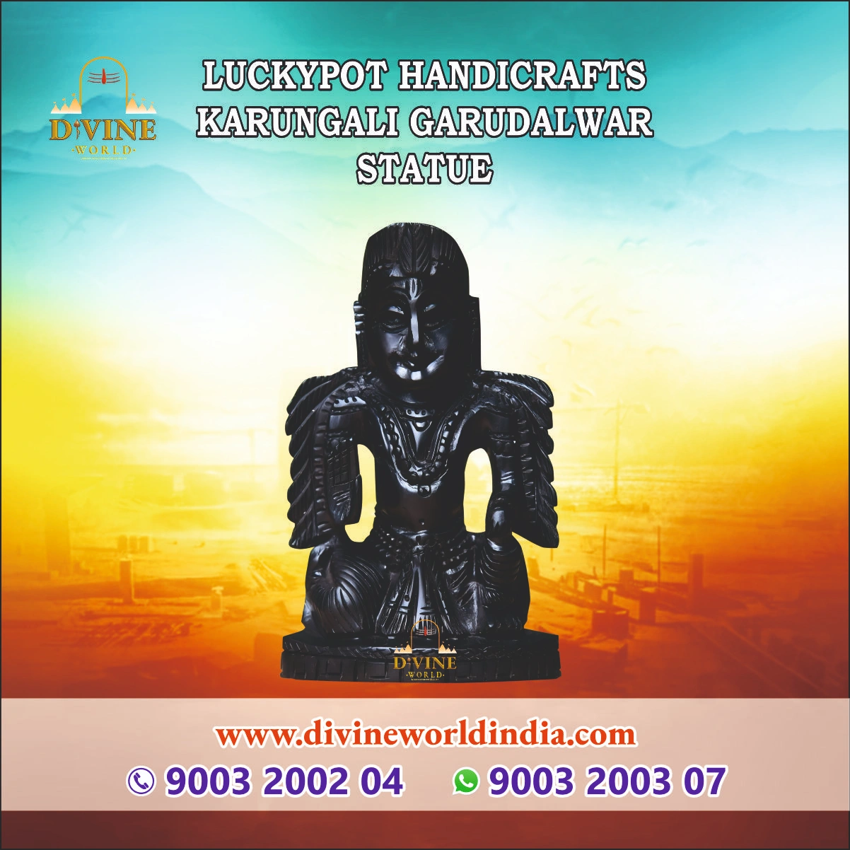 Luckypot Handicrafts Karungali Garudalwar