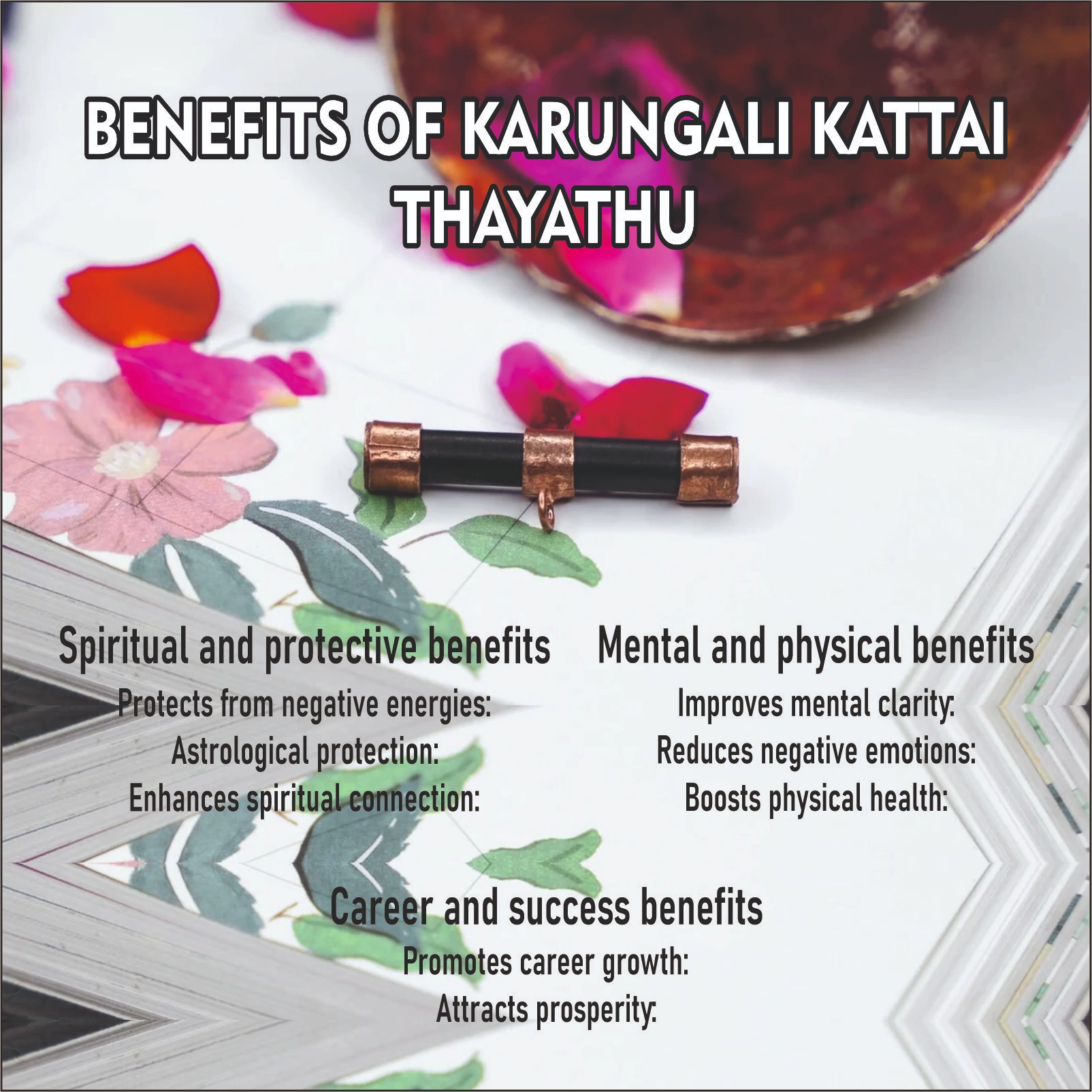 Natural karungali kattai thayathu