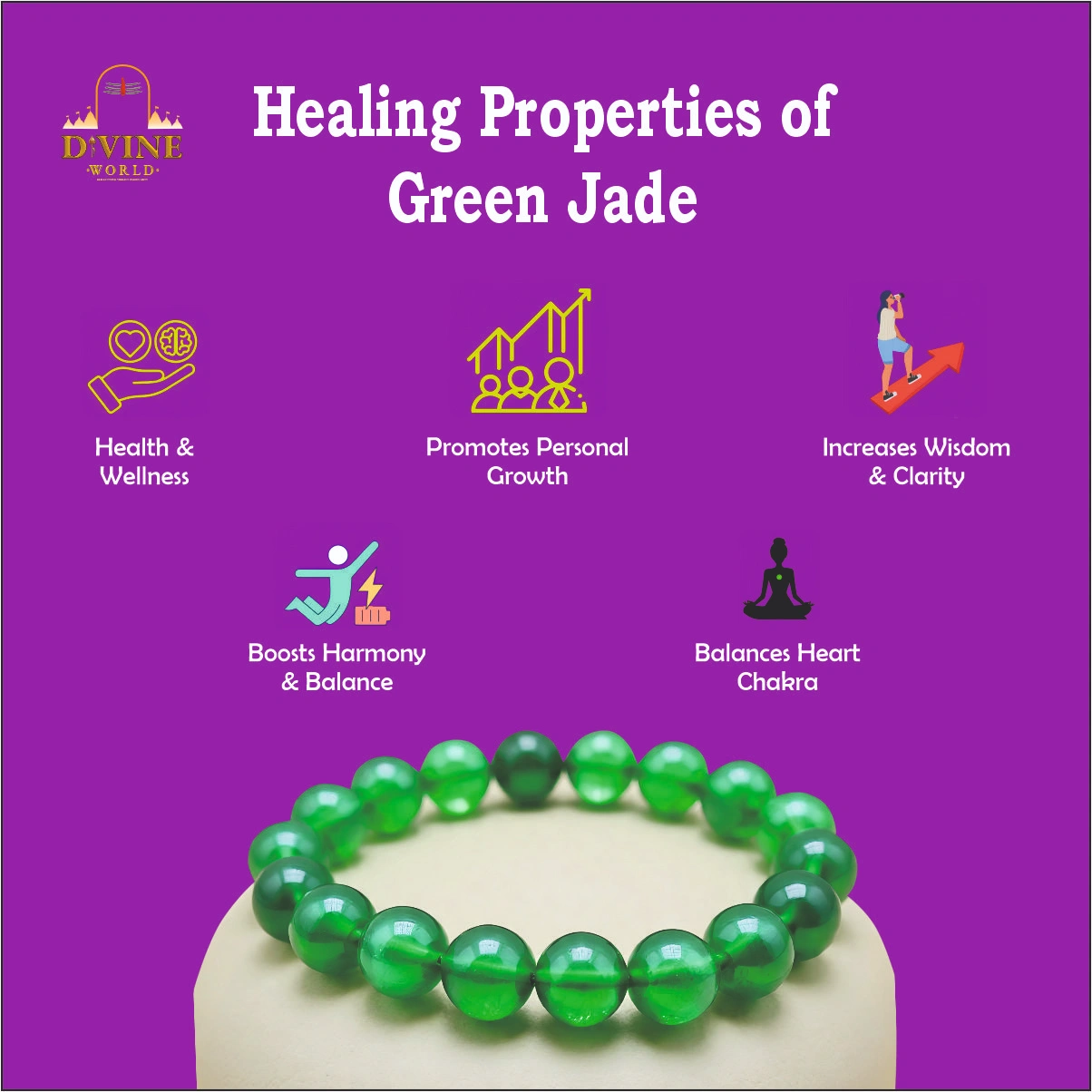 Natural Green Jade Bracelet