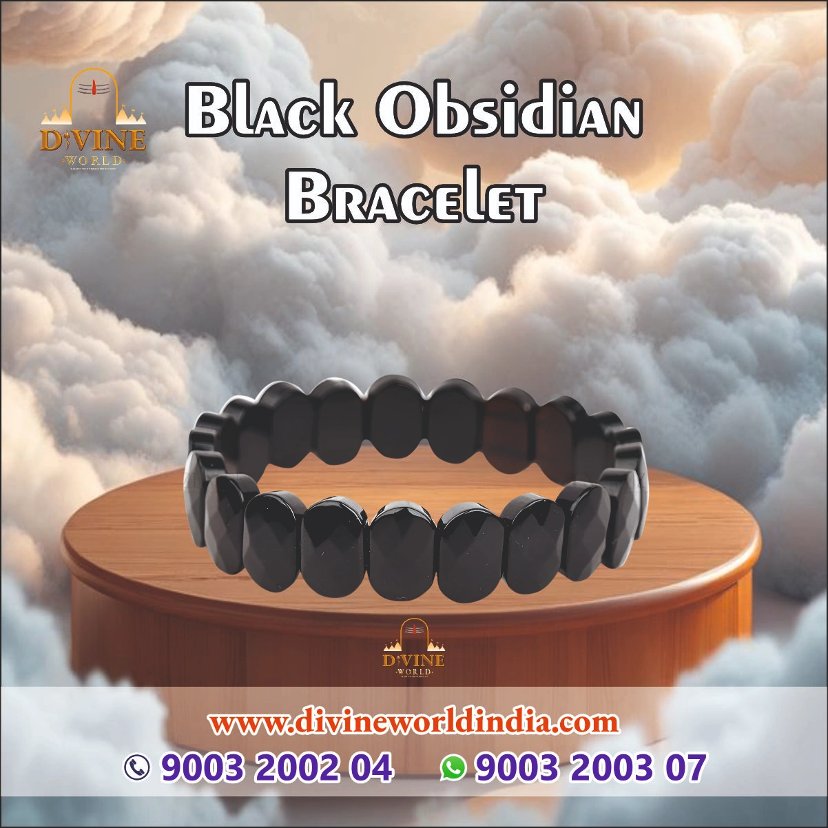 Black Obsidian Bracelet