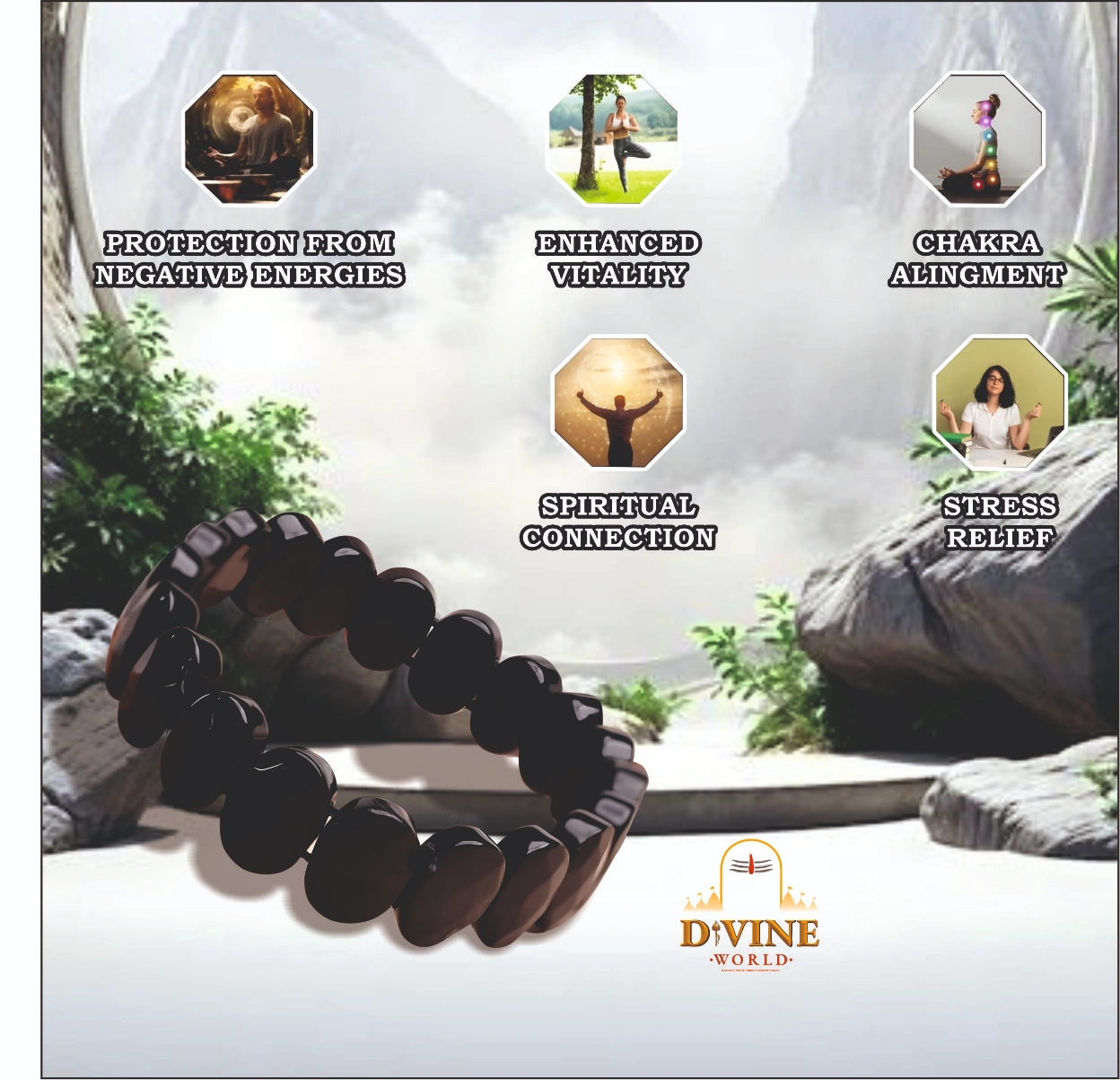 Black Obsidian Bracelet