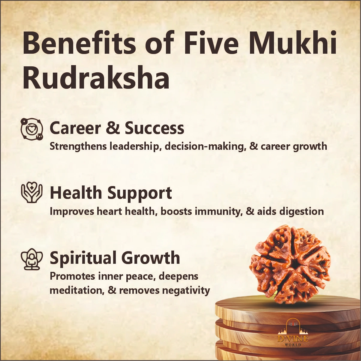 5 Mukhi Rudhraksha
