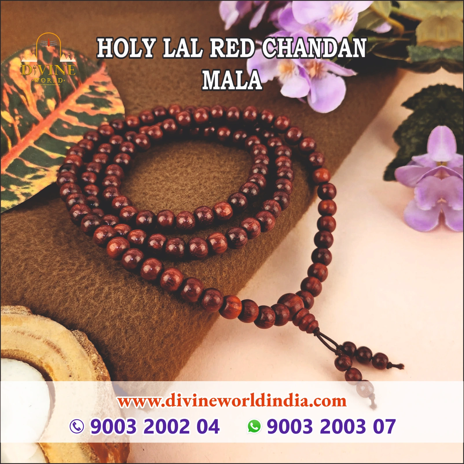 Holy Lal Red Chandan Mala