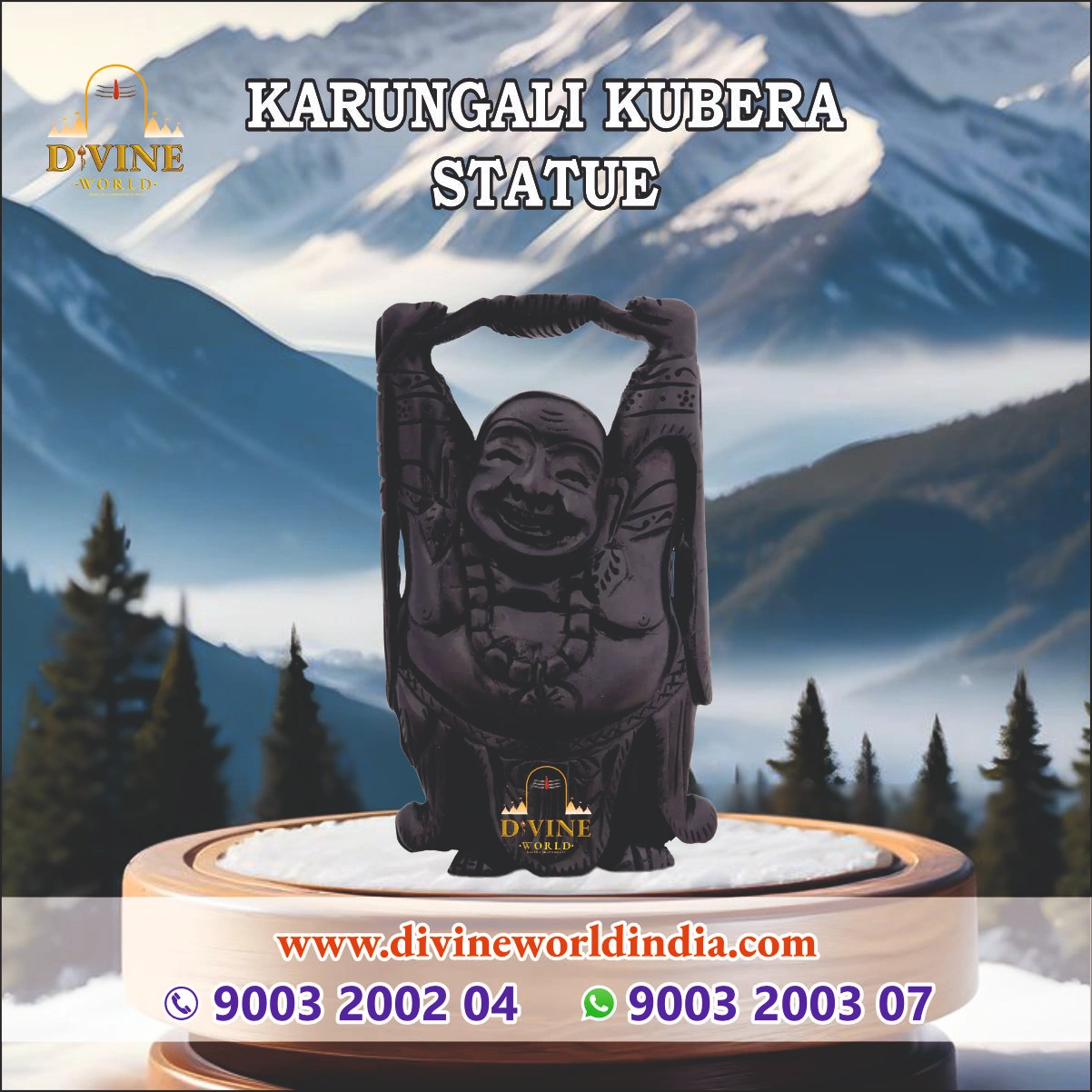 Karungali Kubera Statue