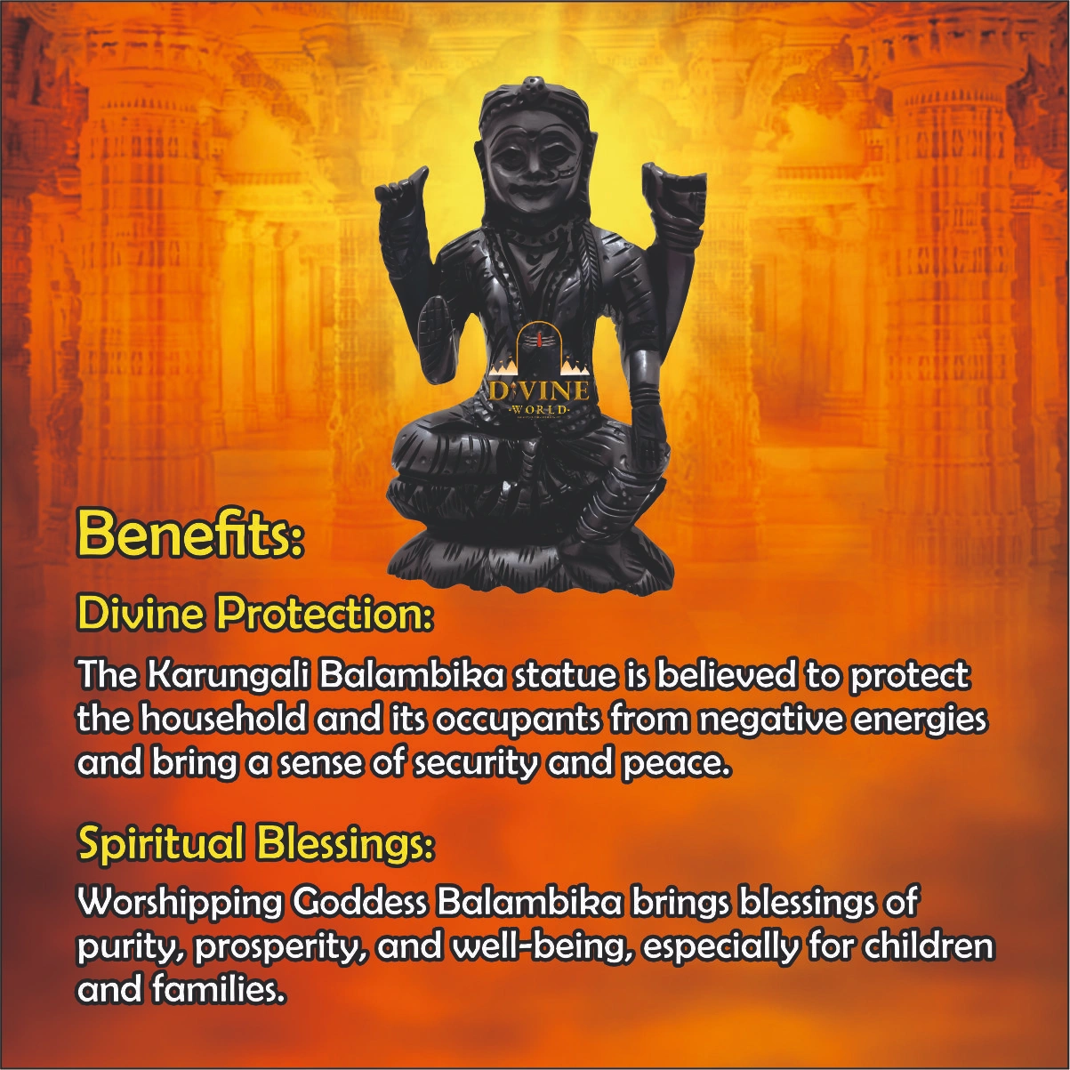 Karungali Balambika Statue