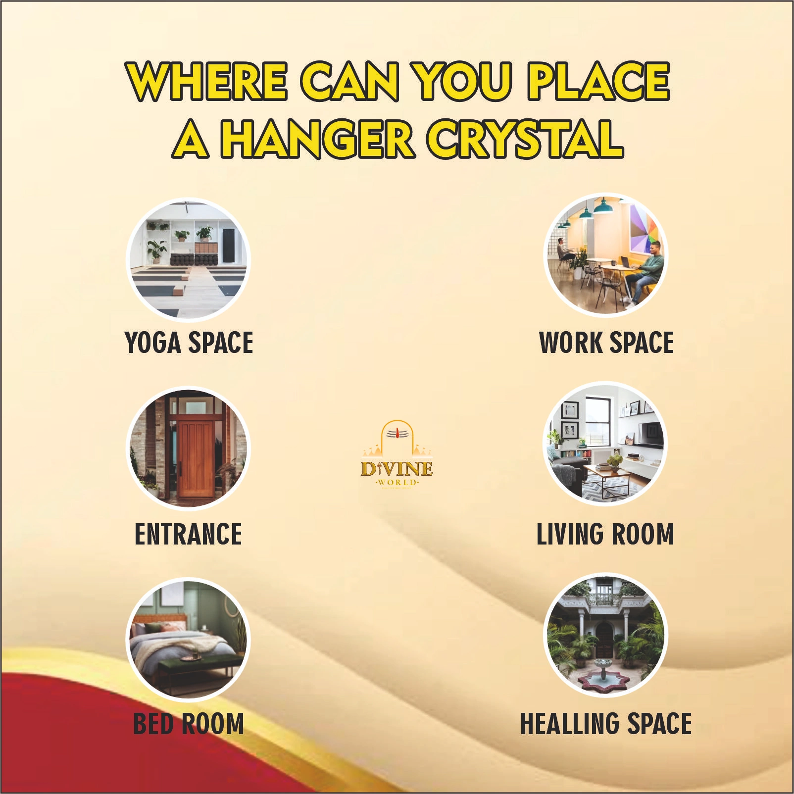 Black Tourmaline Door Hanging