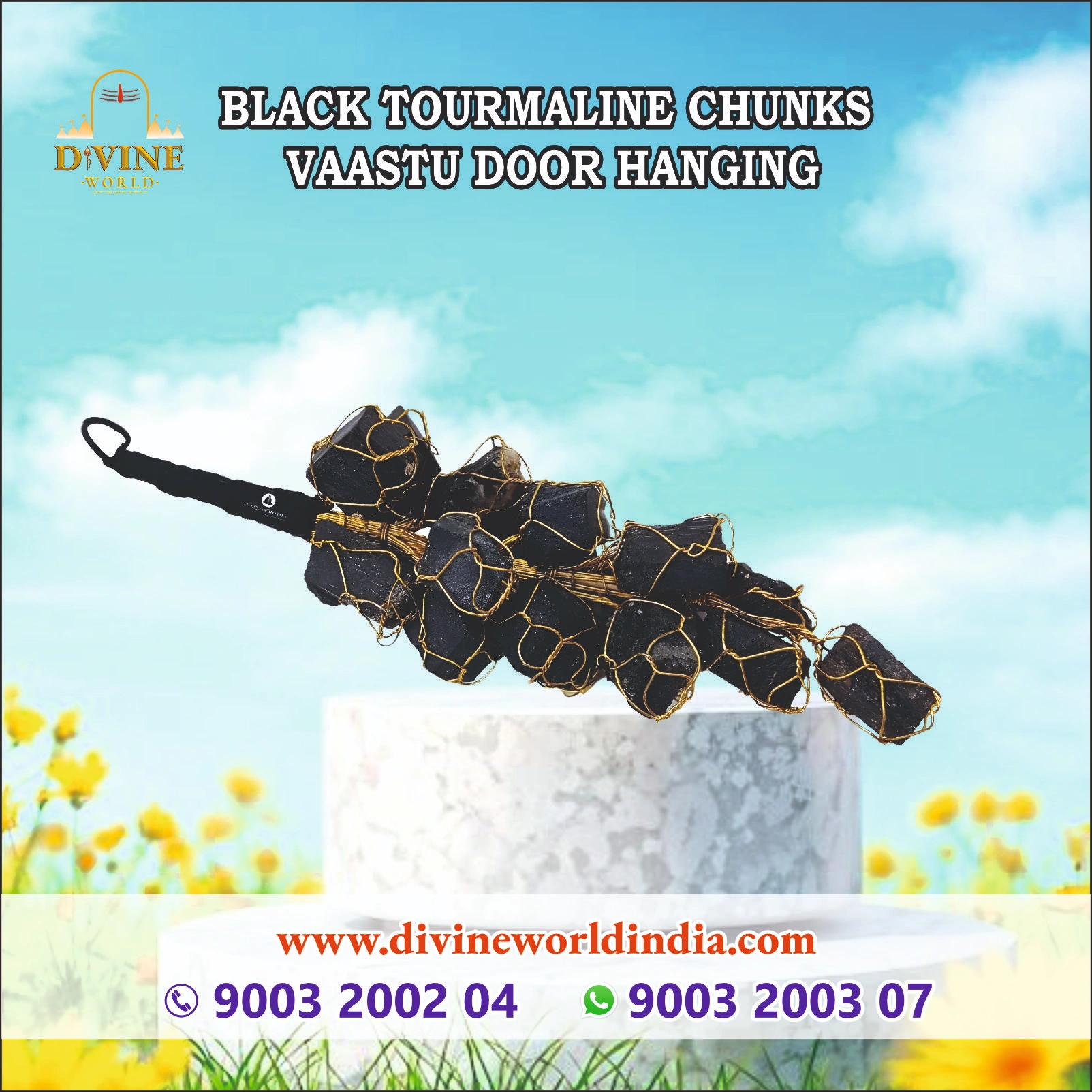 Black Tourmaline Door Hanging