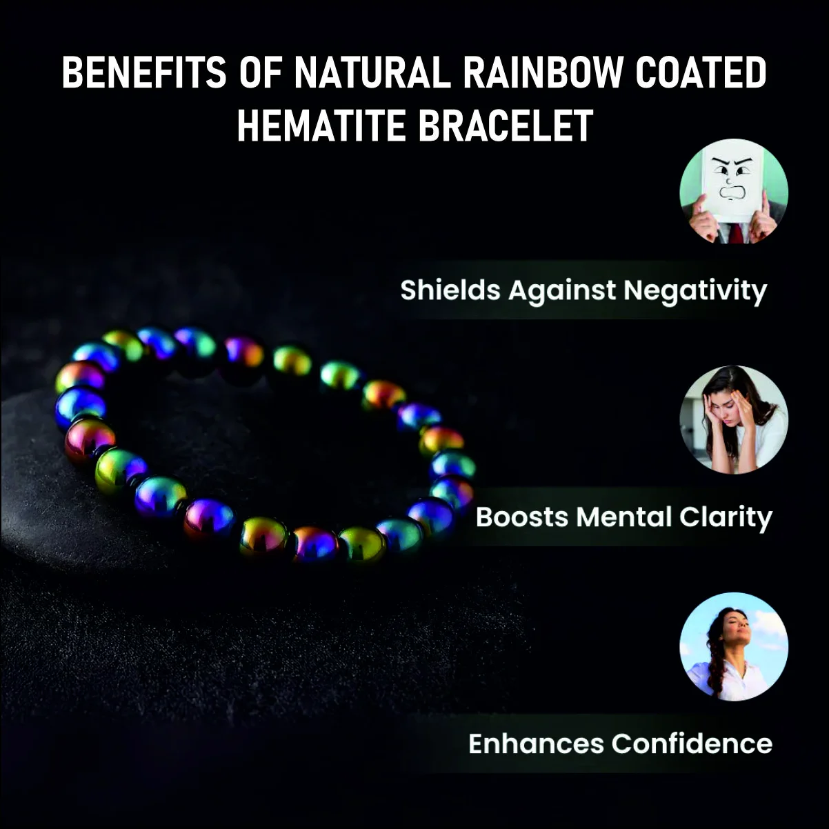 Natural  Hematite  Bracelet