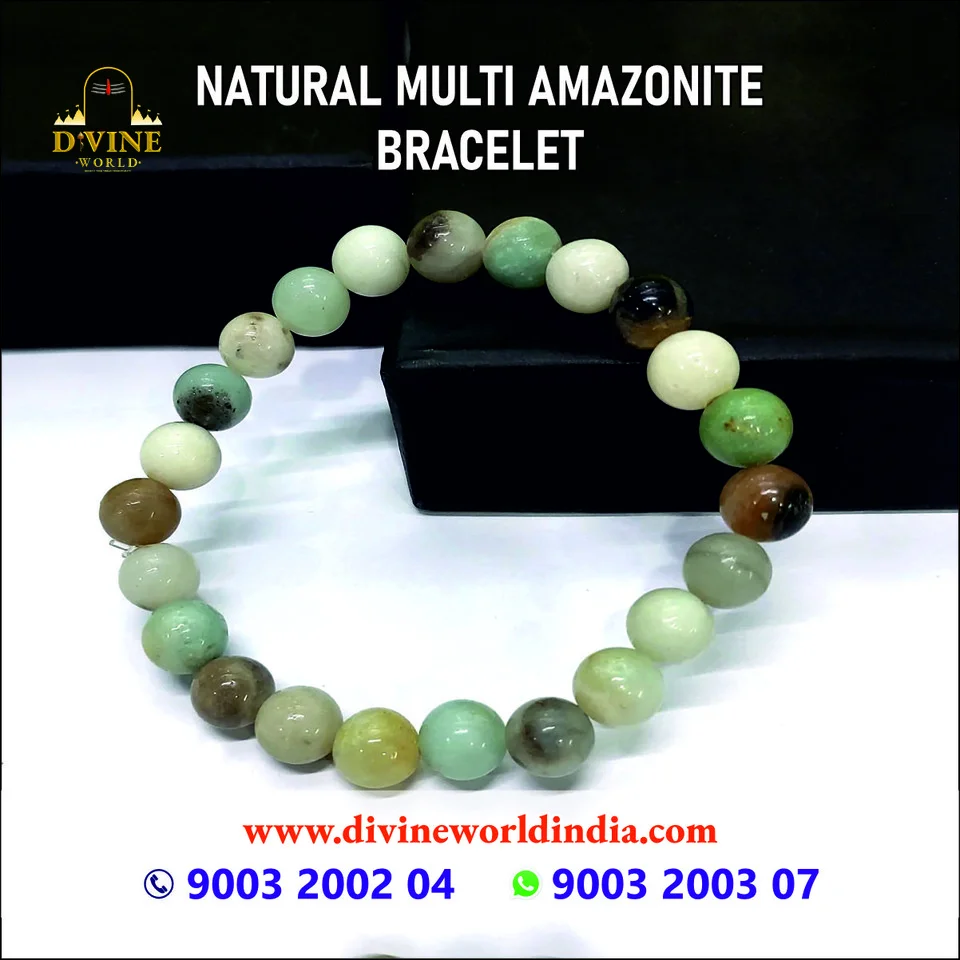 NATURAL MULTI AMAZONITE BRACELET